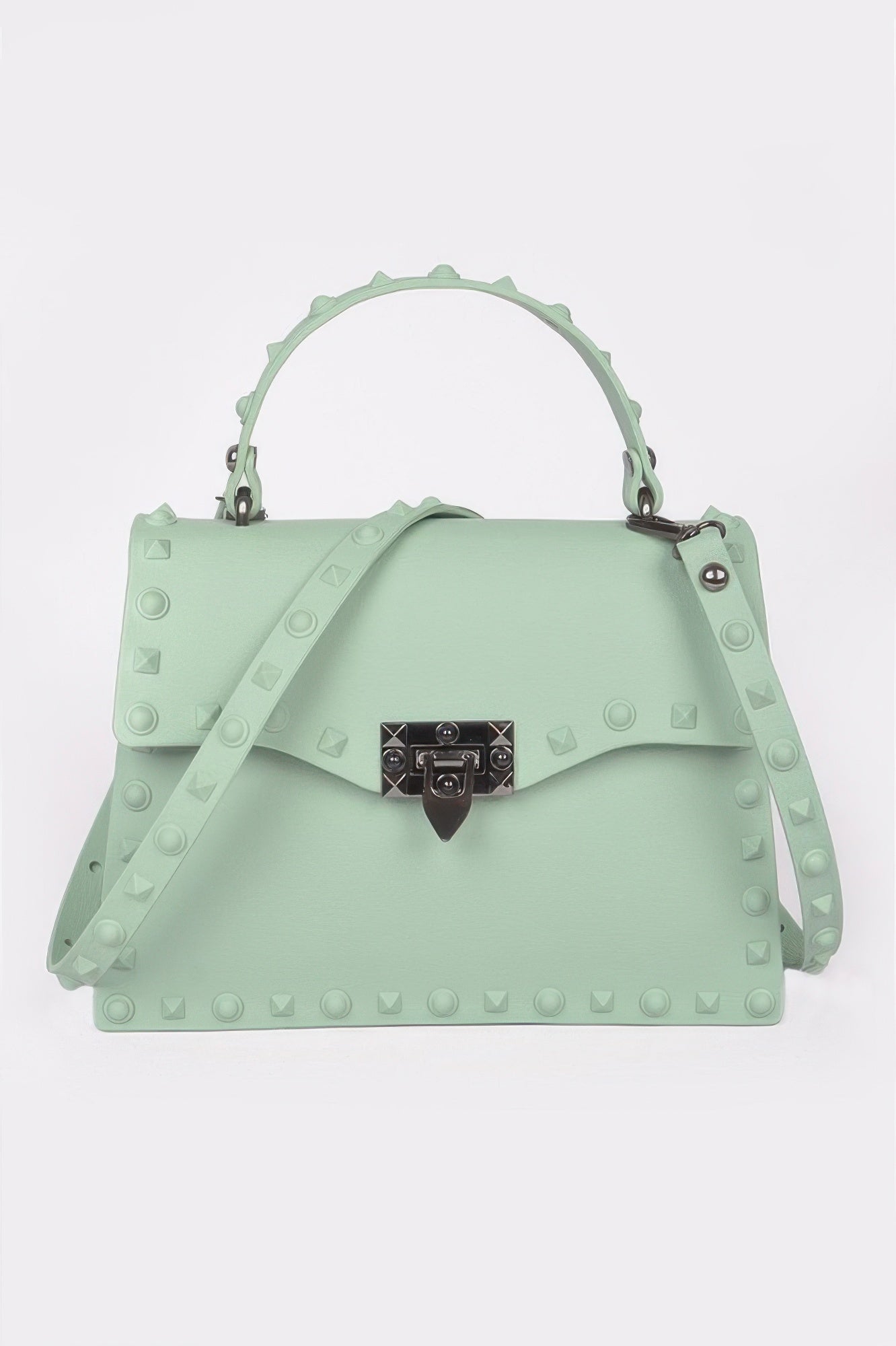 Monotone Studded Clutch - It's a Girly Place