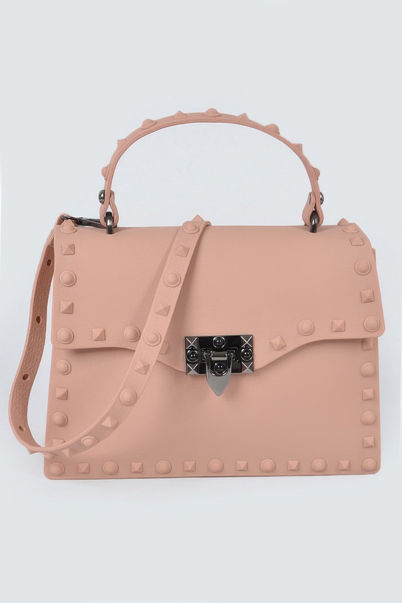 Monotone Studded Clutch - It's a Girly Place