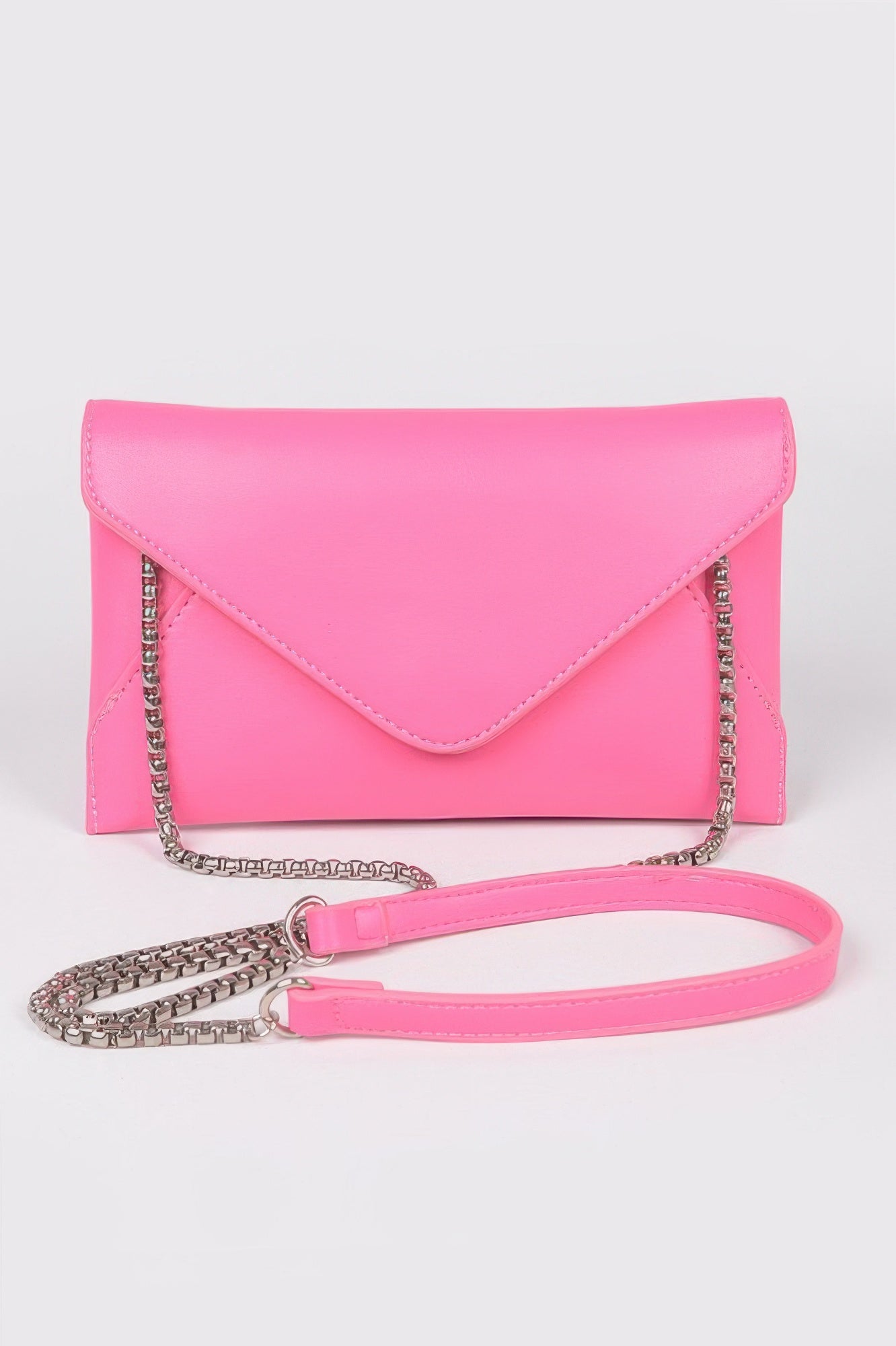 Faux Leather Small Envelope Clutch - It's a Girly Place