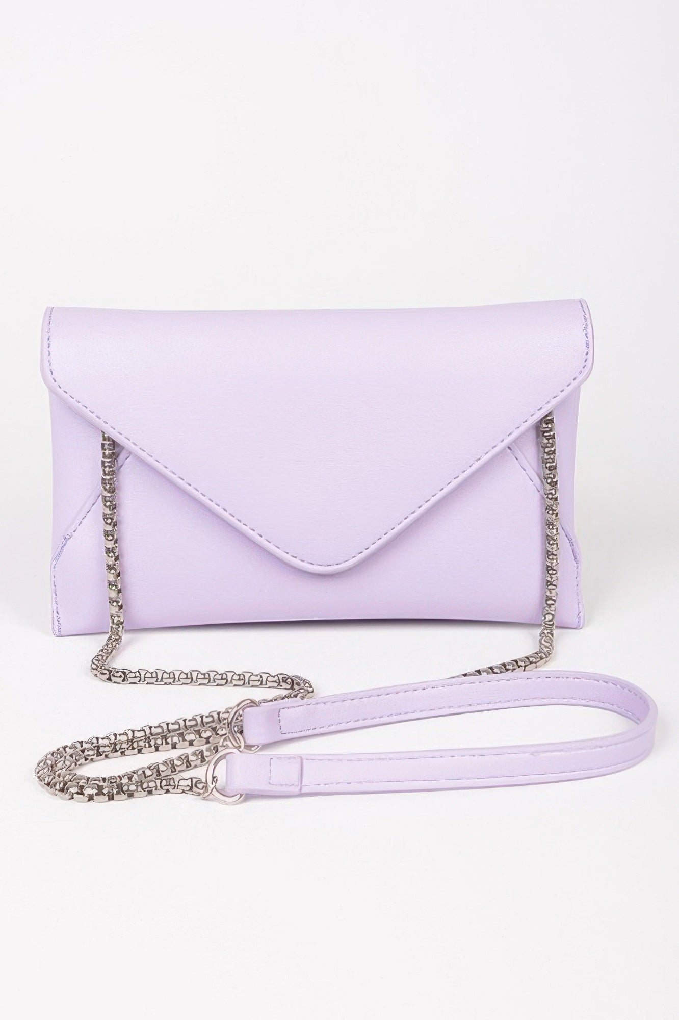 Faux Leather Small Envelope Clutch - It's a Girly Place