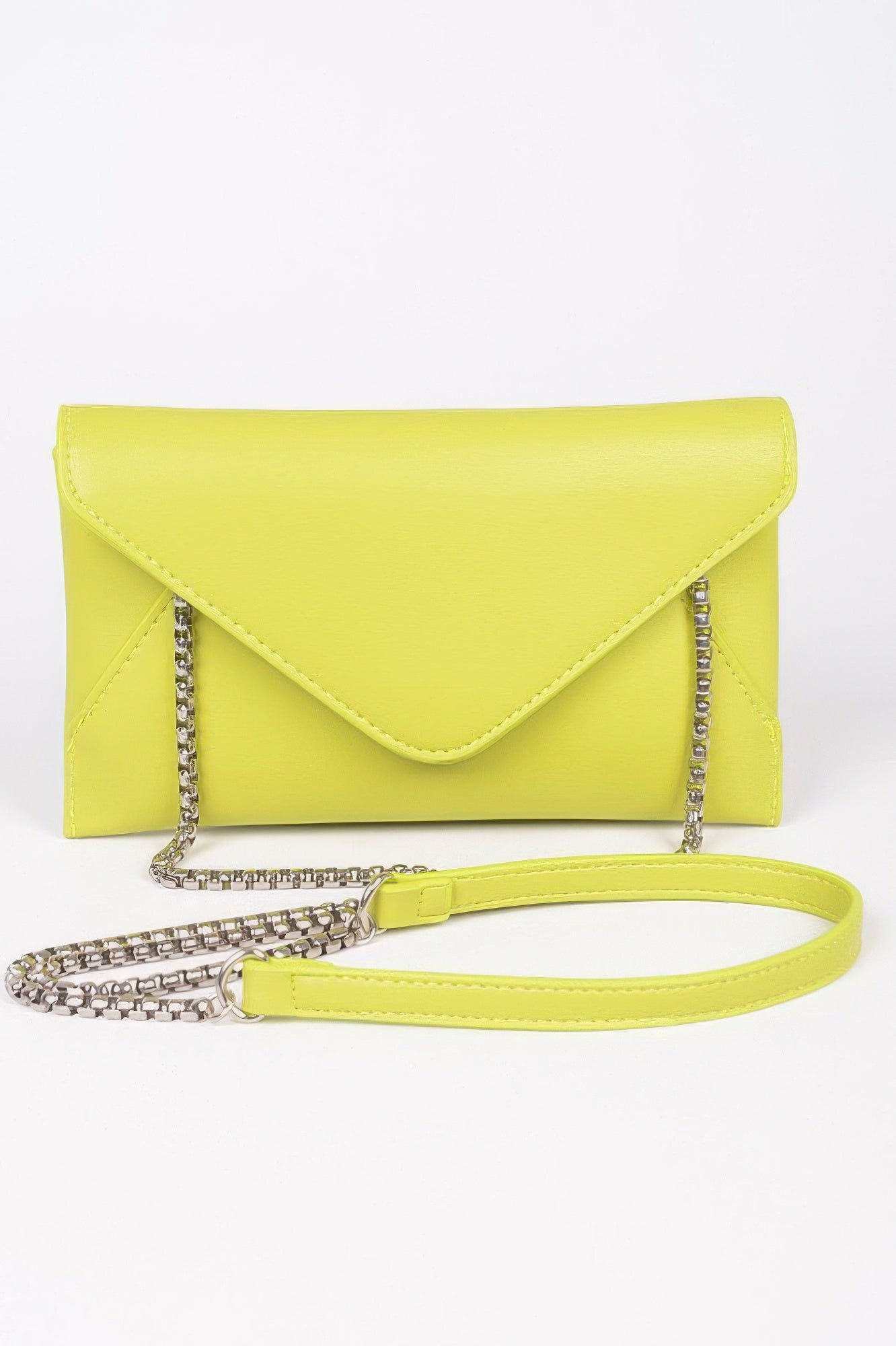 Faux Leather Small Envelope Clutch - It's a Girly Place