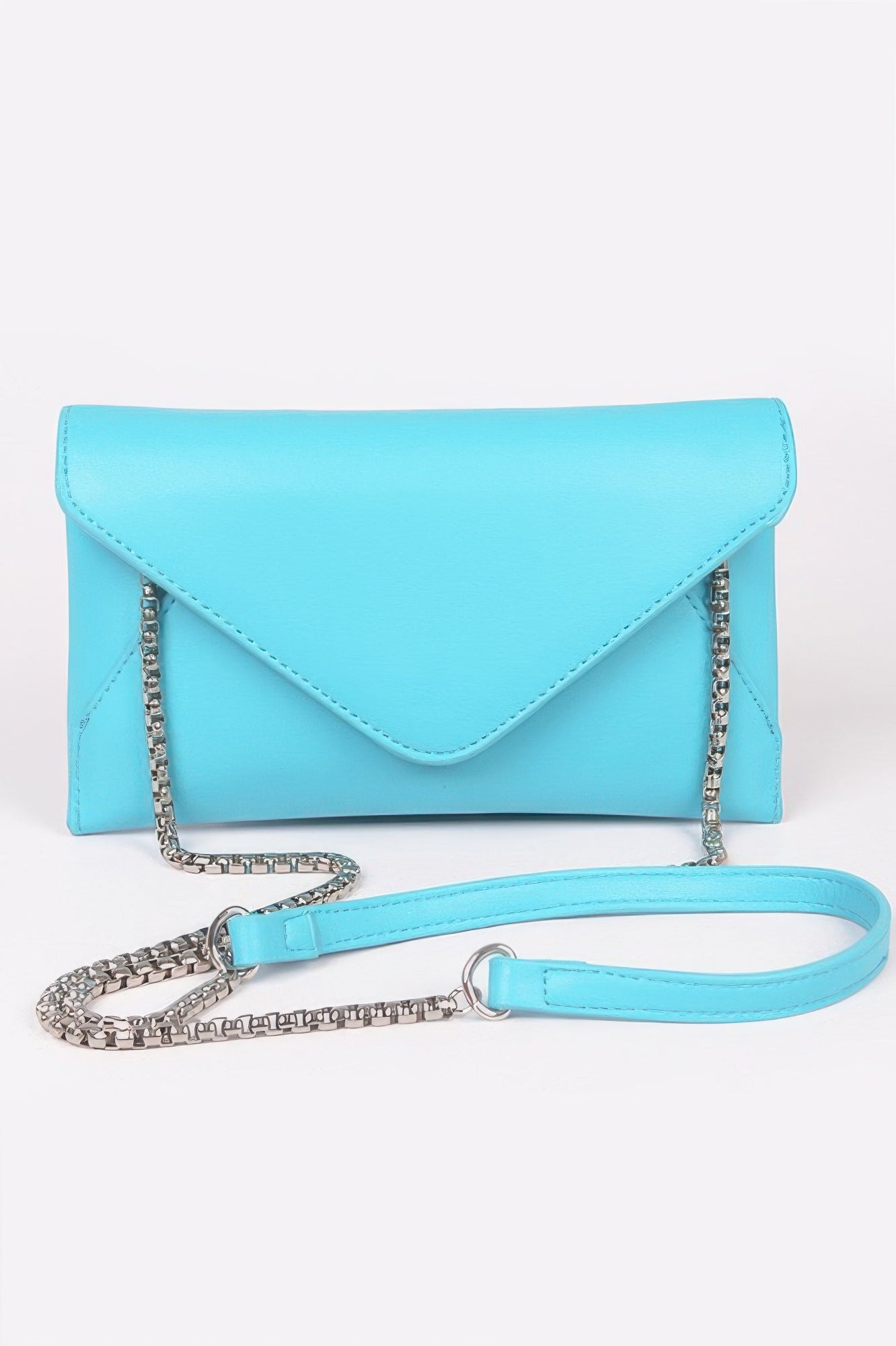 Faux Leather Small Envelope Clutch - It's a Girly Place