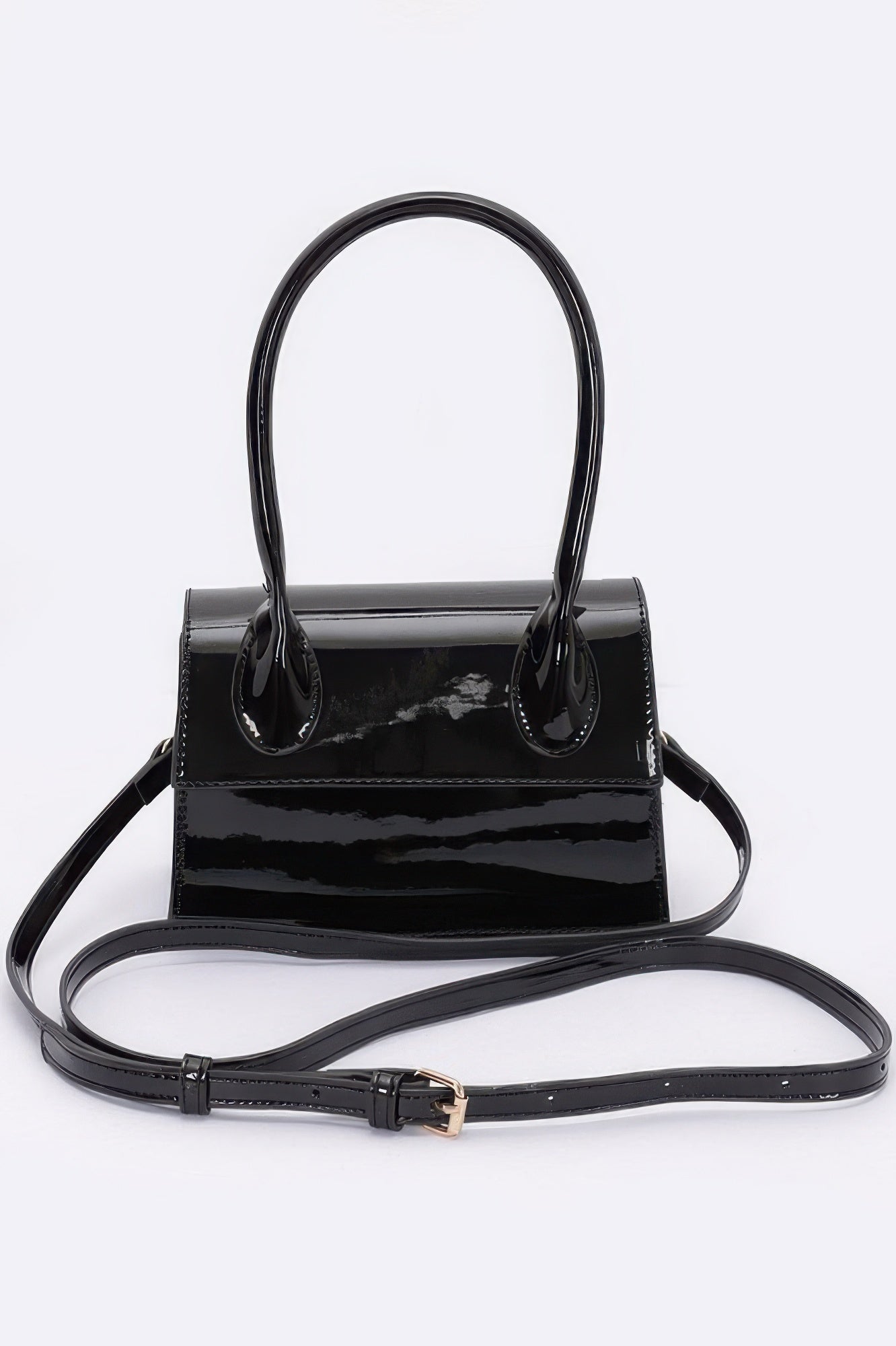 Enamel Top Handle Crossbody Bag - It's a Girly Place