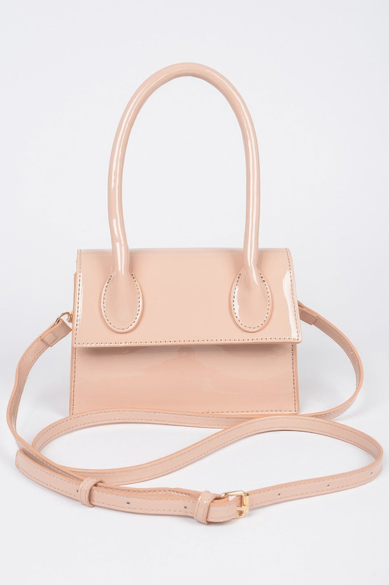 Enamel Top Handle Crossbody Bag - It's a Girly Place