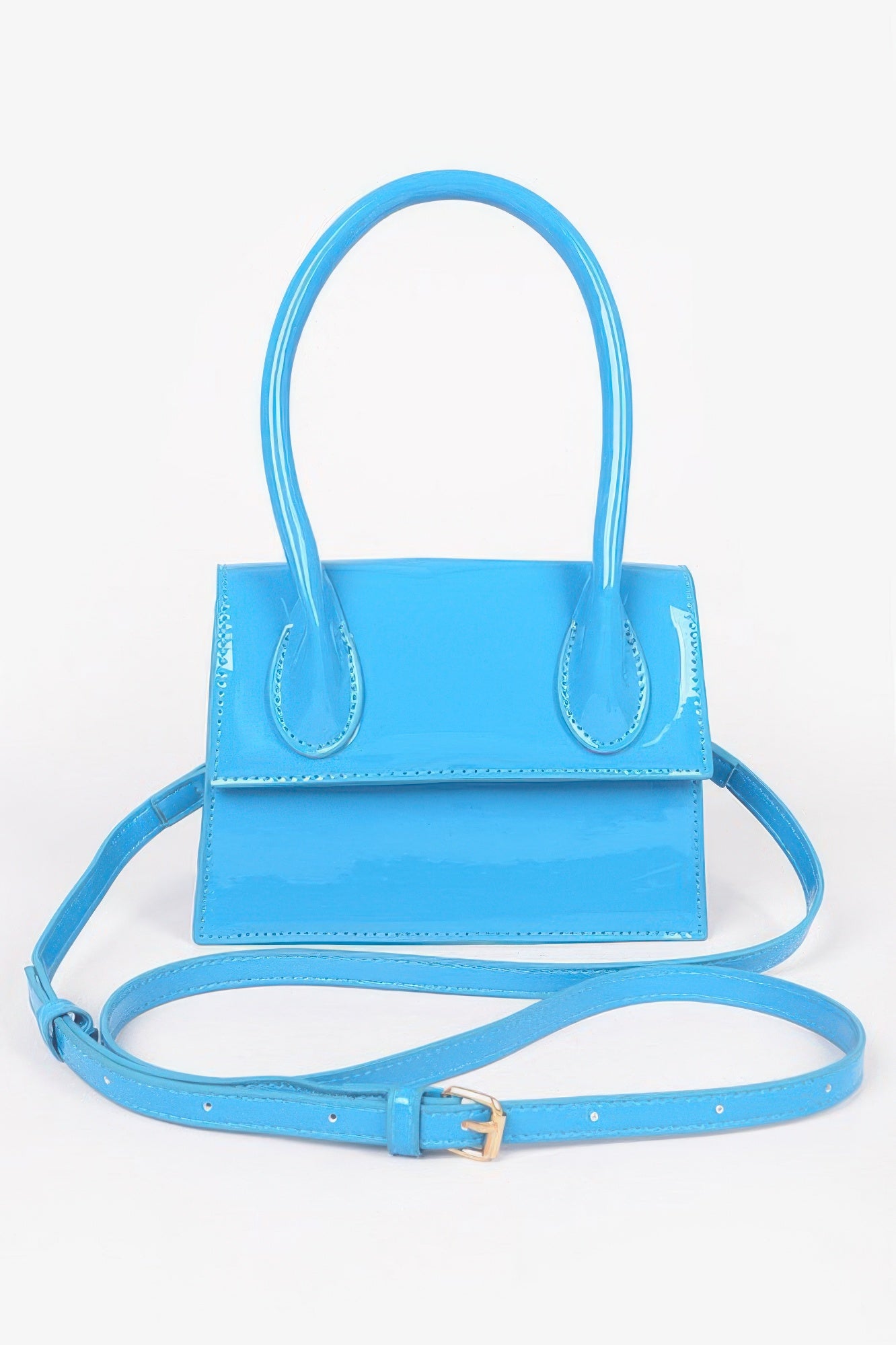 Enamel Top Handle Crossbody Bag - It's a Girly Place