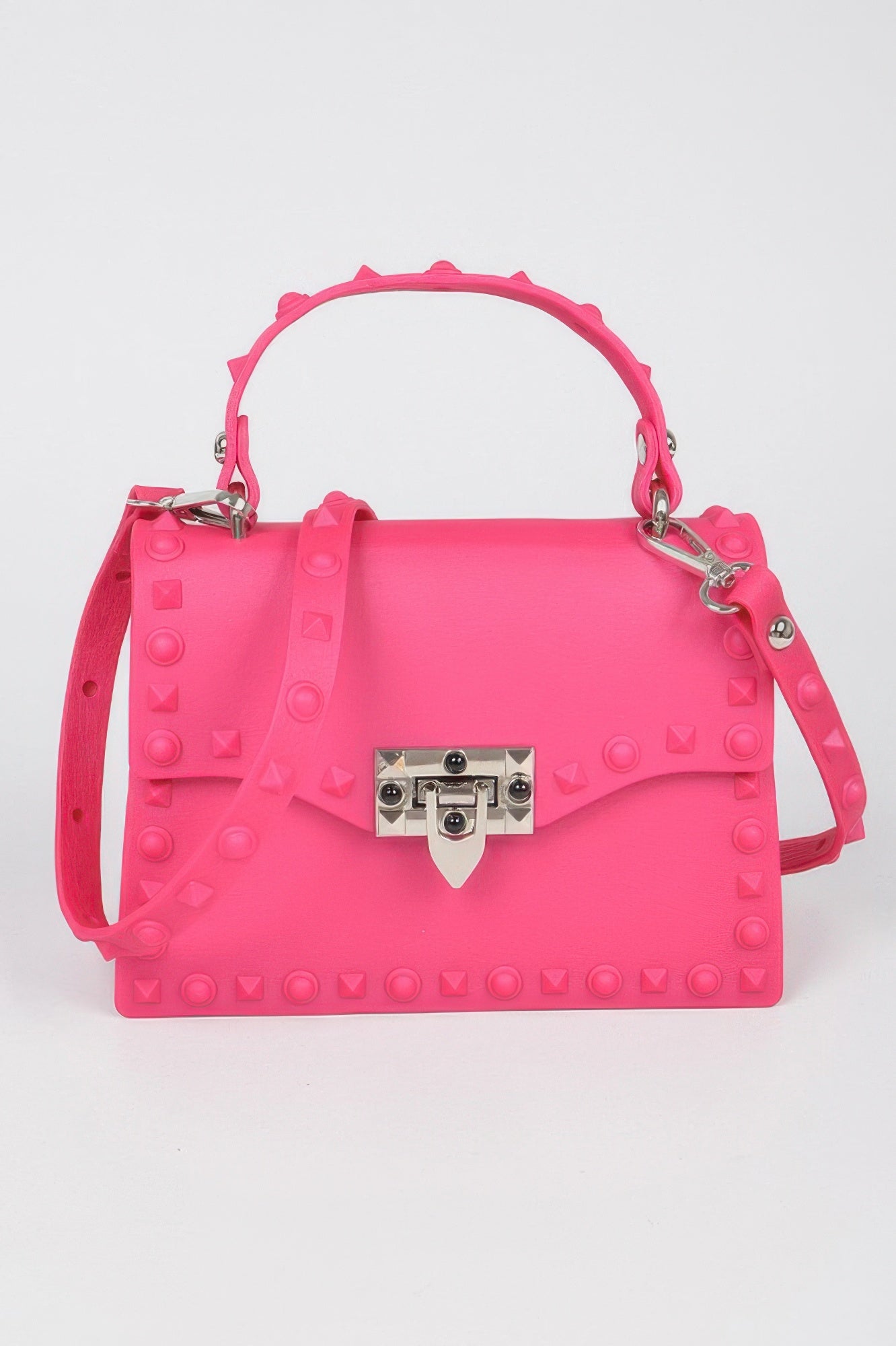 Monotone Studded Clutch - It's a Girly Place