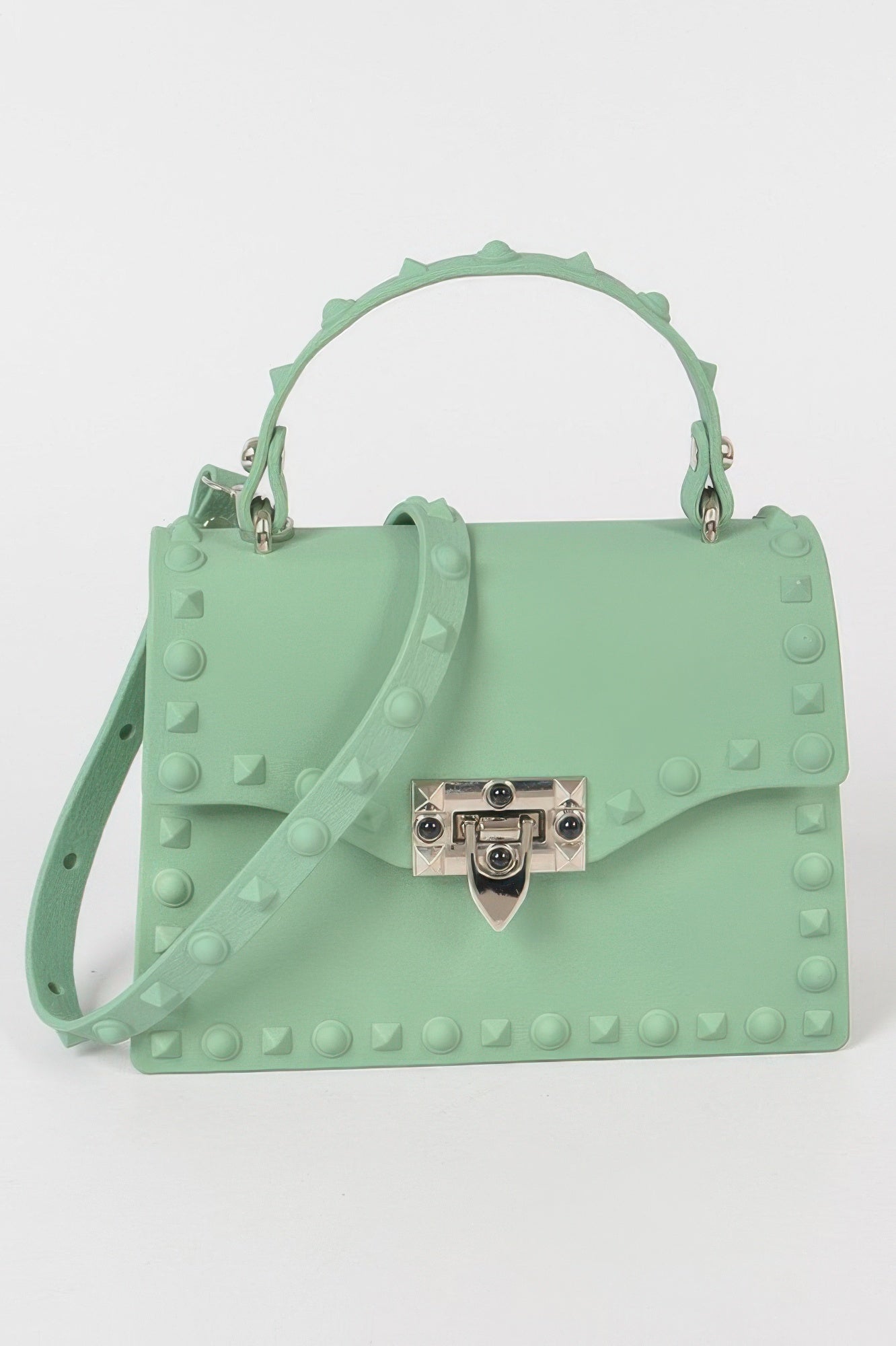 Monotone Studded Clutch - It's a Girly Place