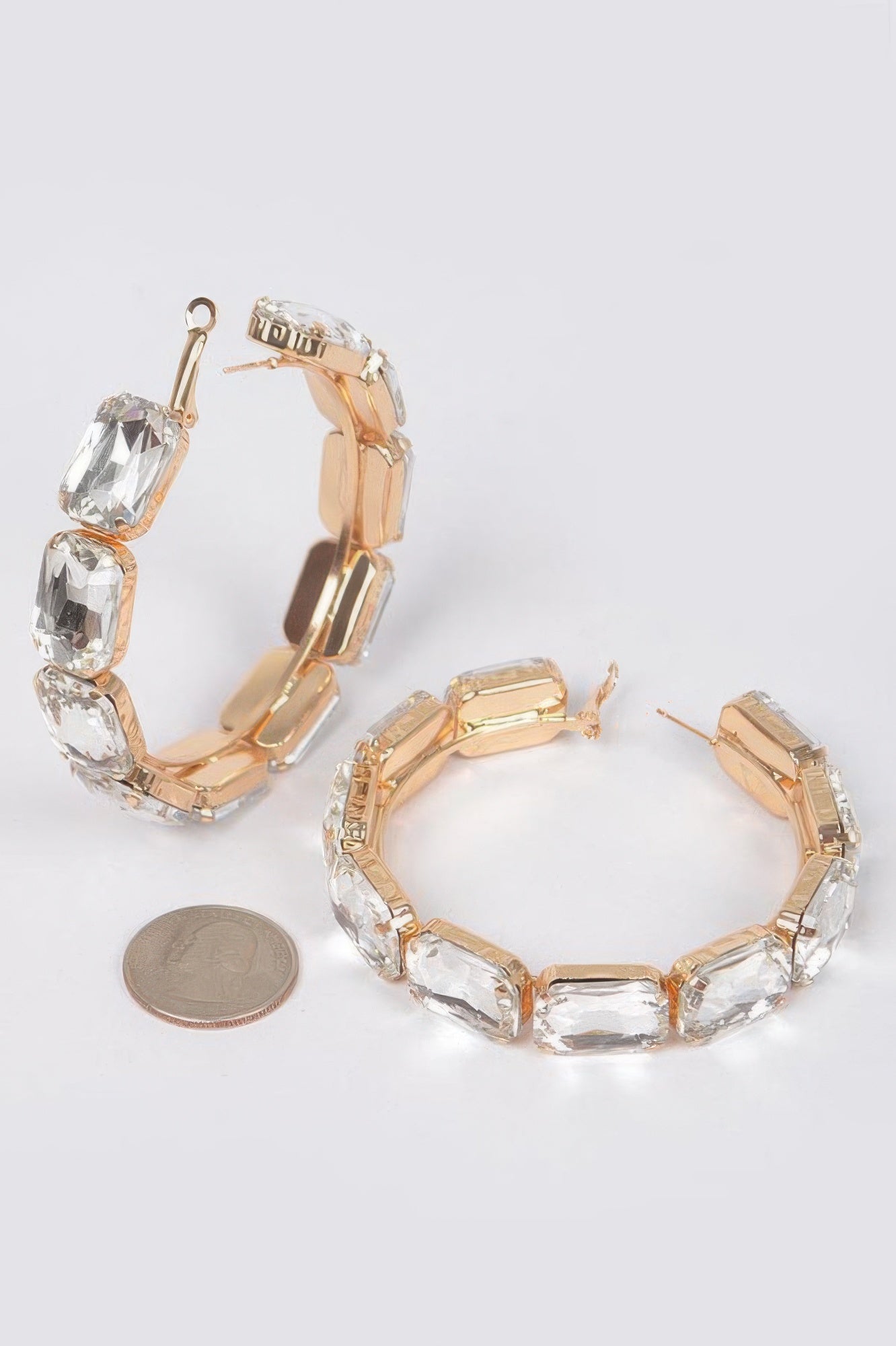 Stone Hoop Earring - It's a Girly Place