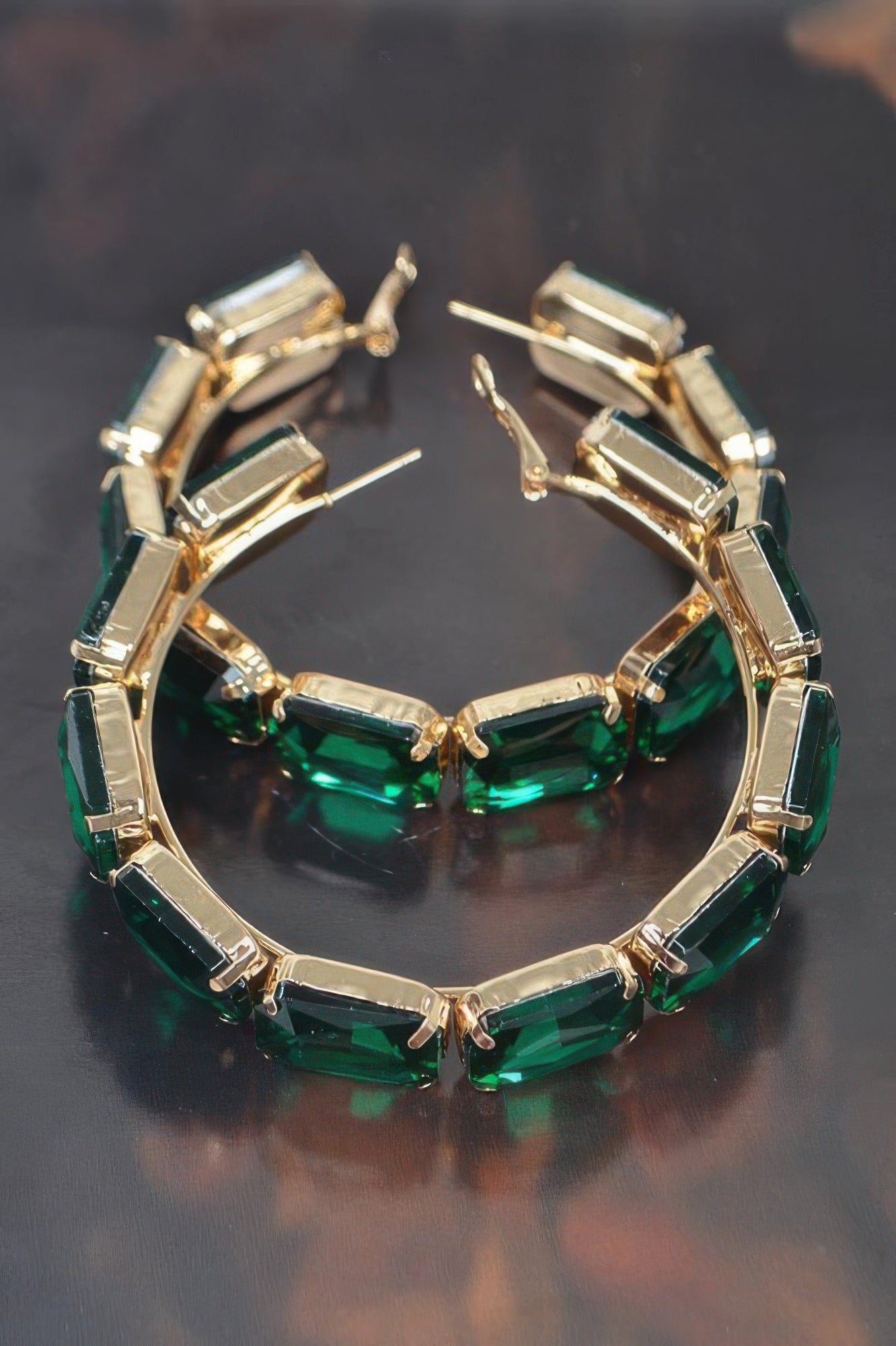 Stone Hoop Earring - It's a Girly Place