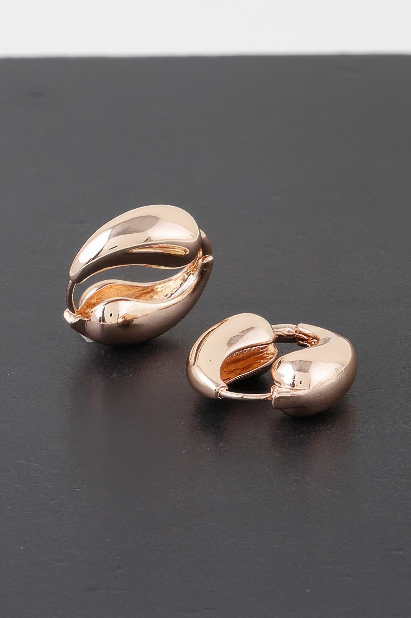 Shiny Yin N Yang Hoop Earrings - It's a Girly Place