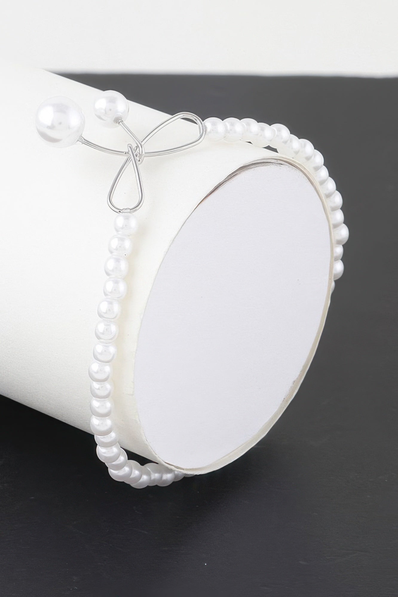 Faux Pearl Bow Bracelet - It's a Girly Place