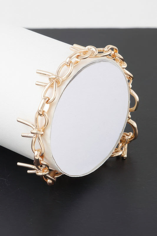 Bow Chain Bracelet - It's a Girly Place