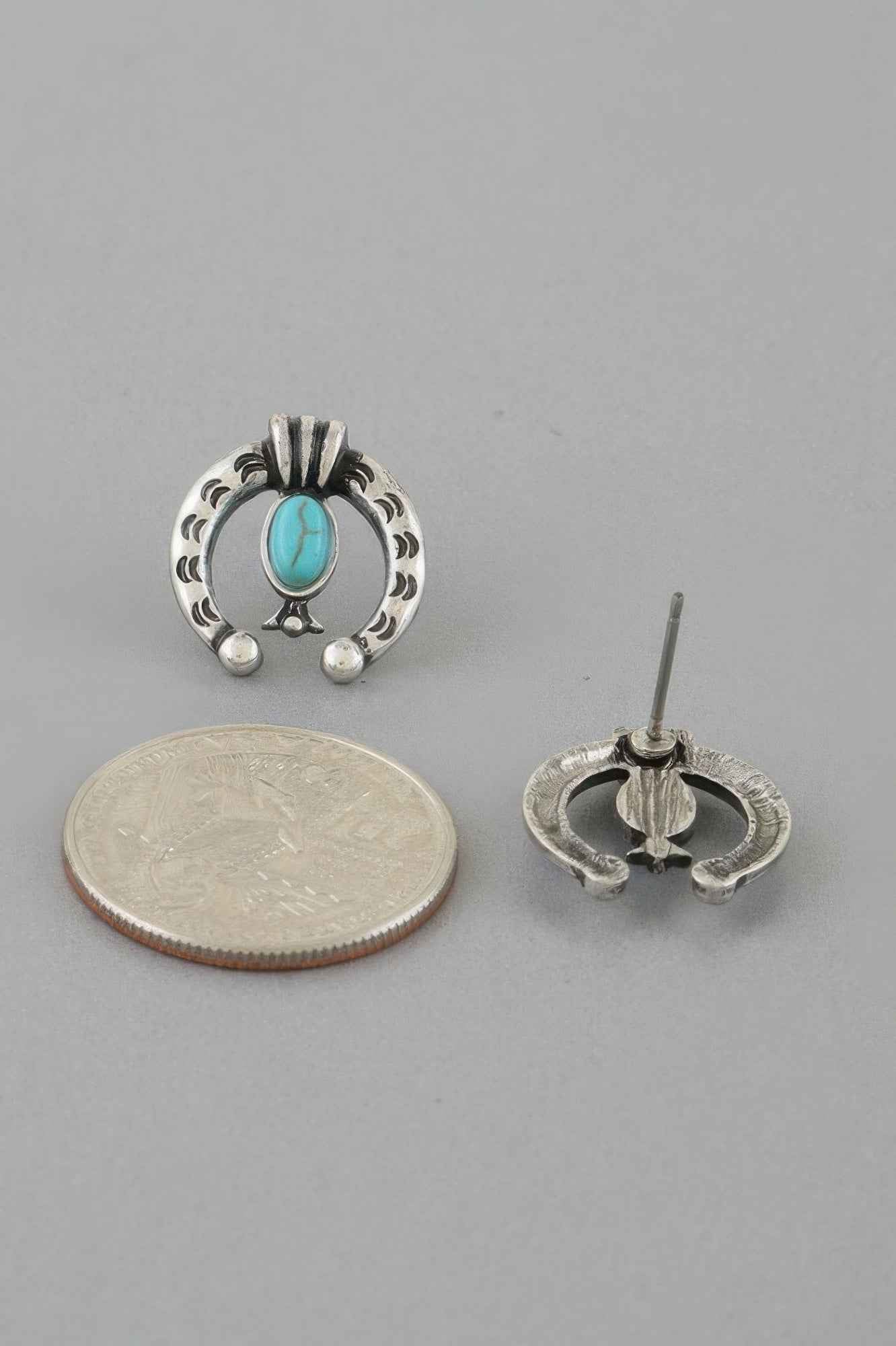 Antique Horseshoe Stud Earrings