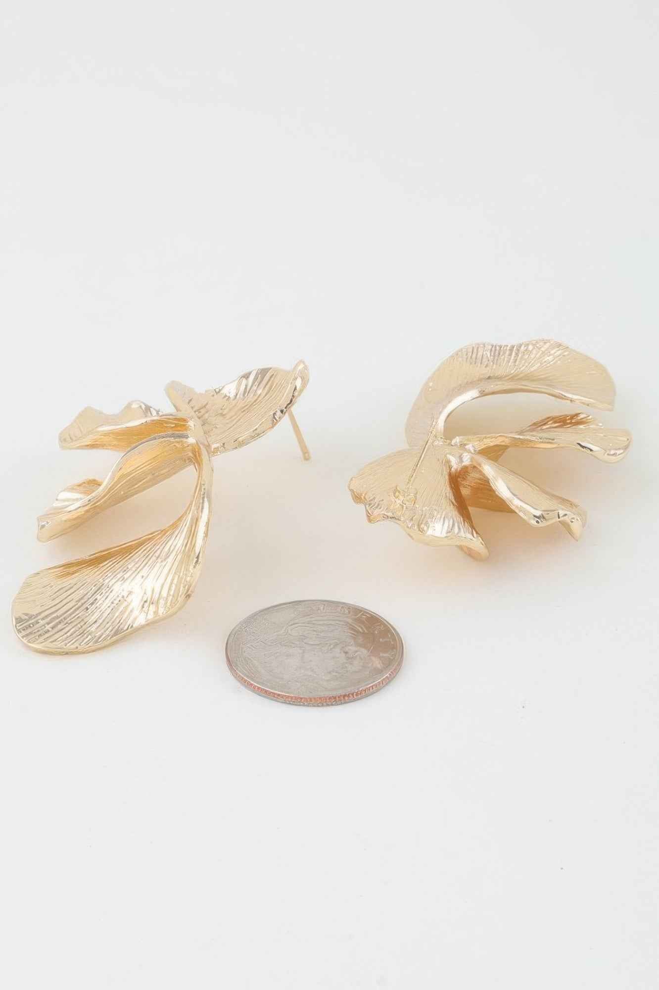 Blooming Petal Flower Earrings