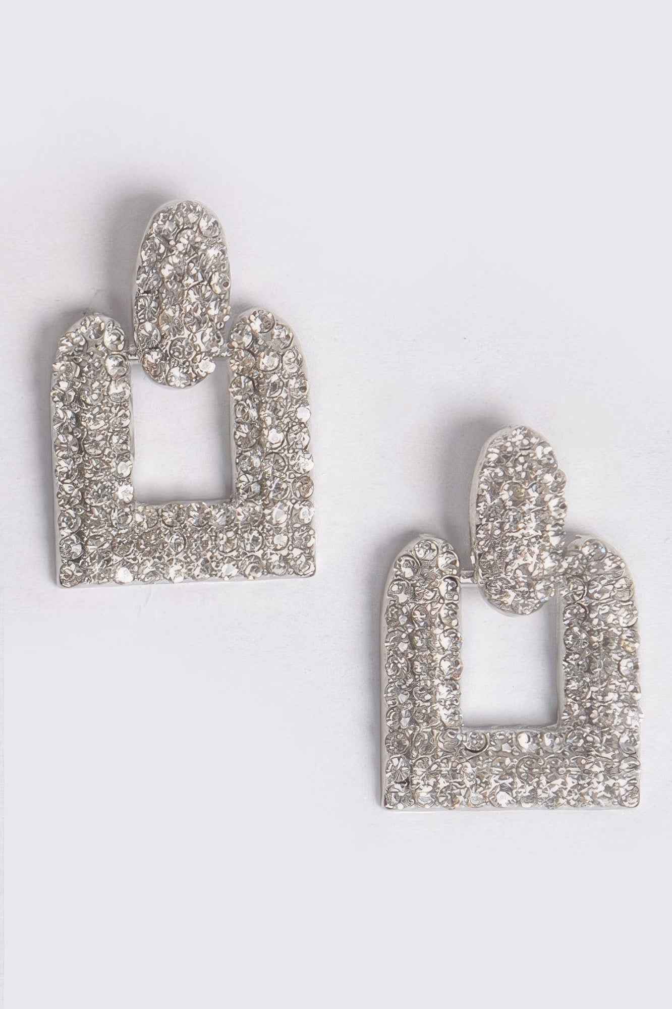 Open Cut Rhinestone Earring