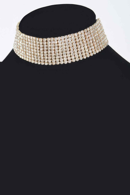 Sparkle Rhinestone Choker Necklace