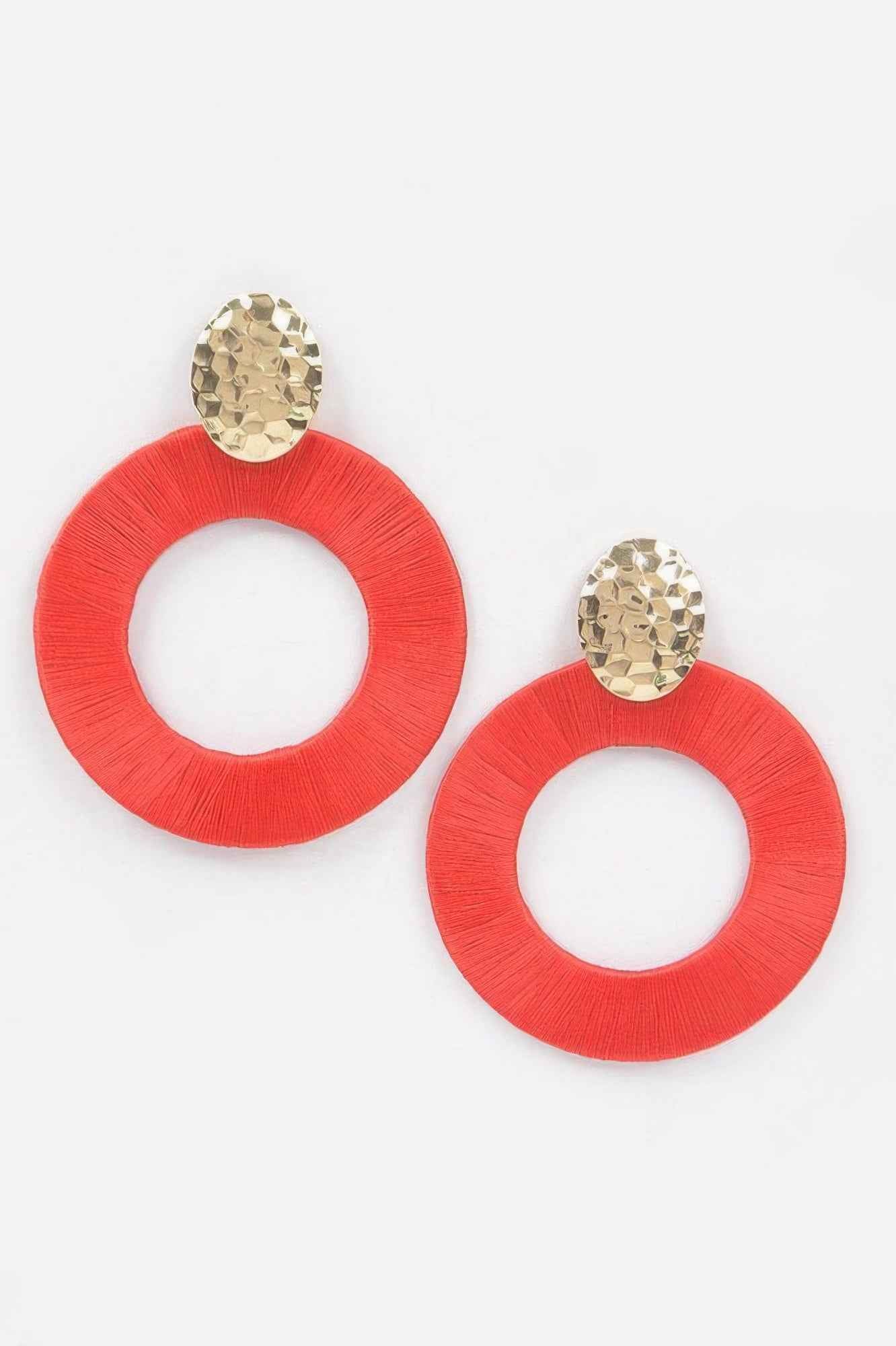 Colorful Thread Earring