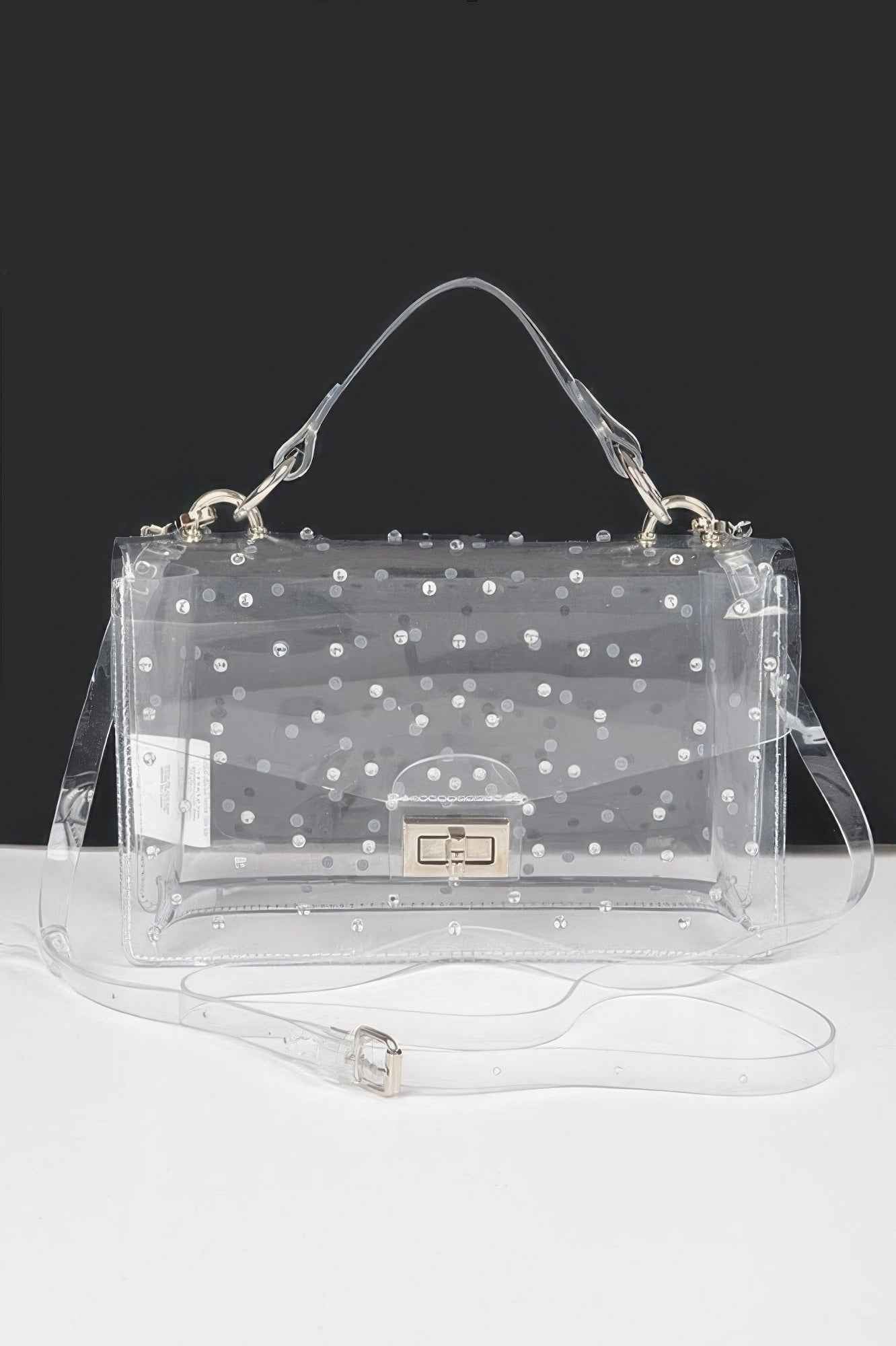 Rhinestone Hot Fix Clear Bag