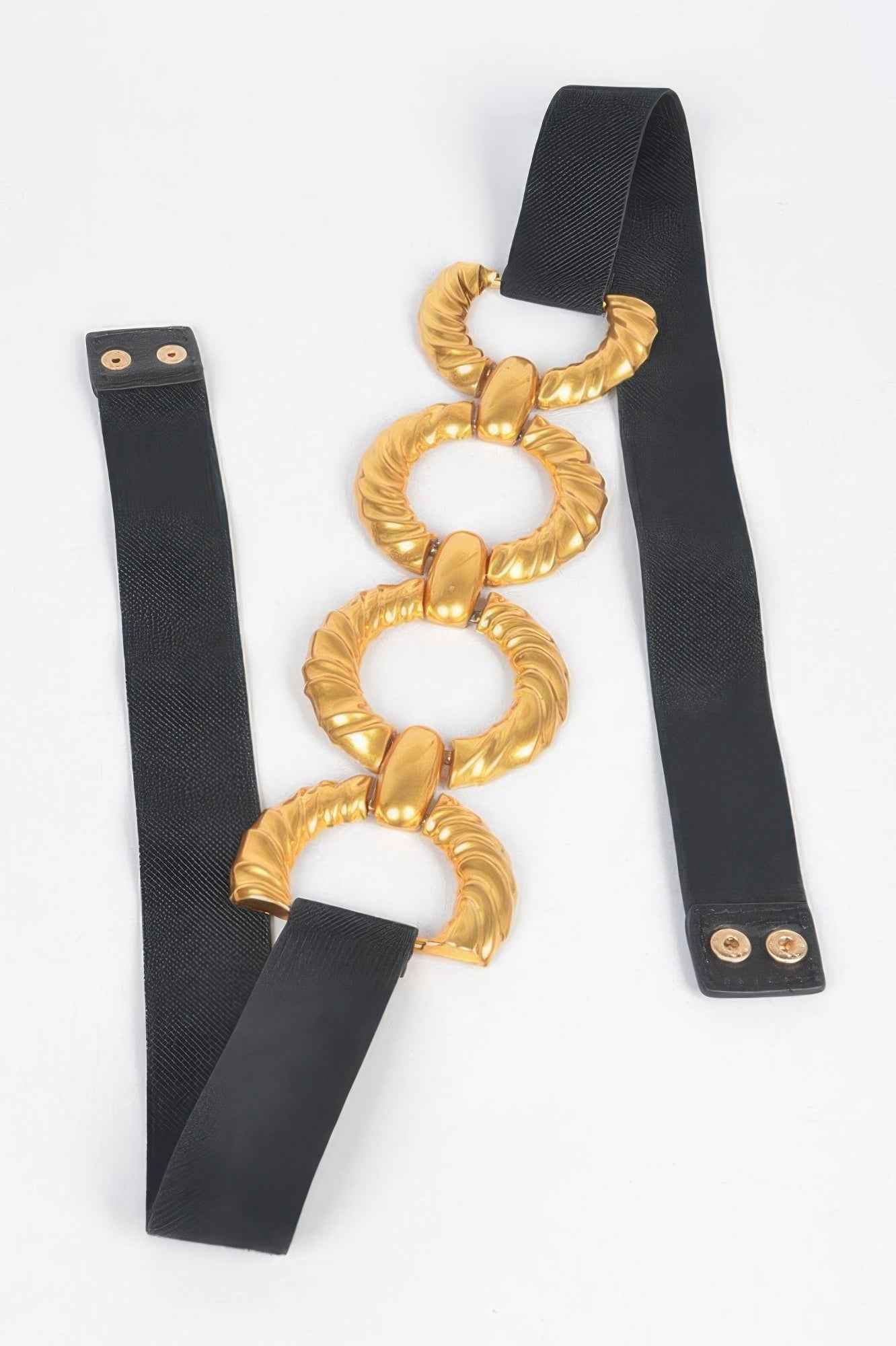 Multi Metal Buckle Elastic Plus Size Belt