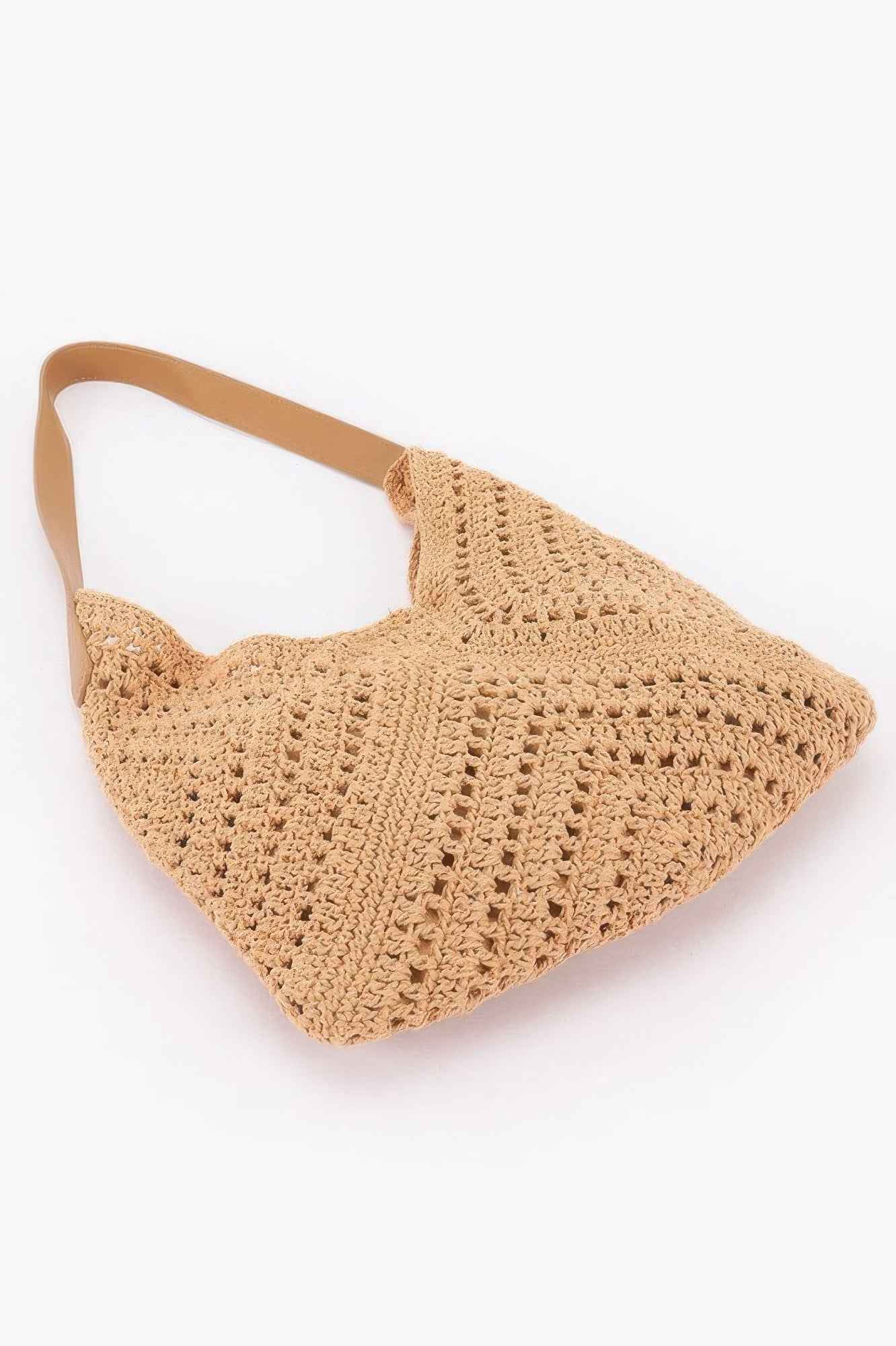 Crochet Shoulder Bag With Pouch