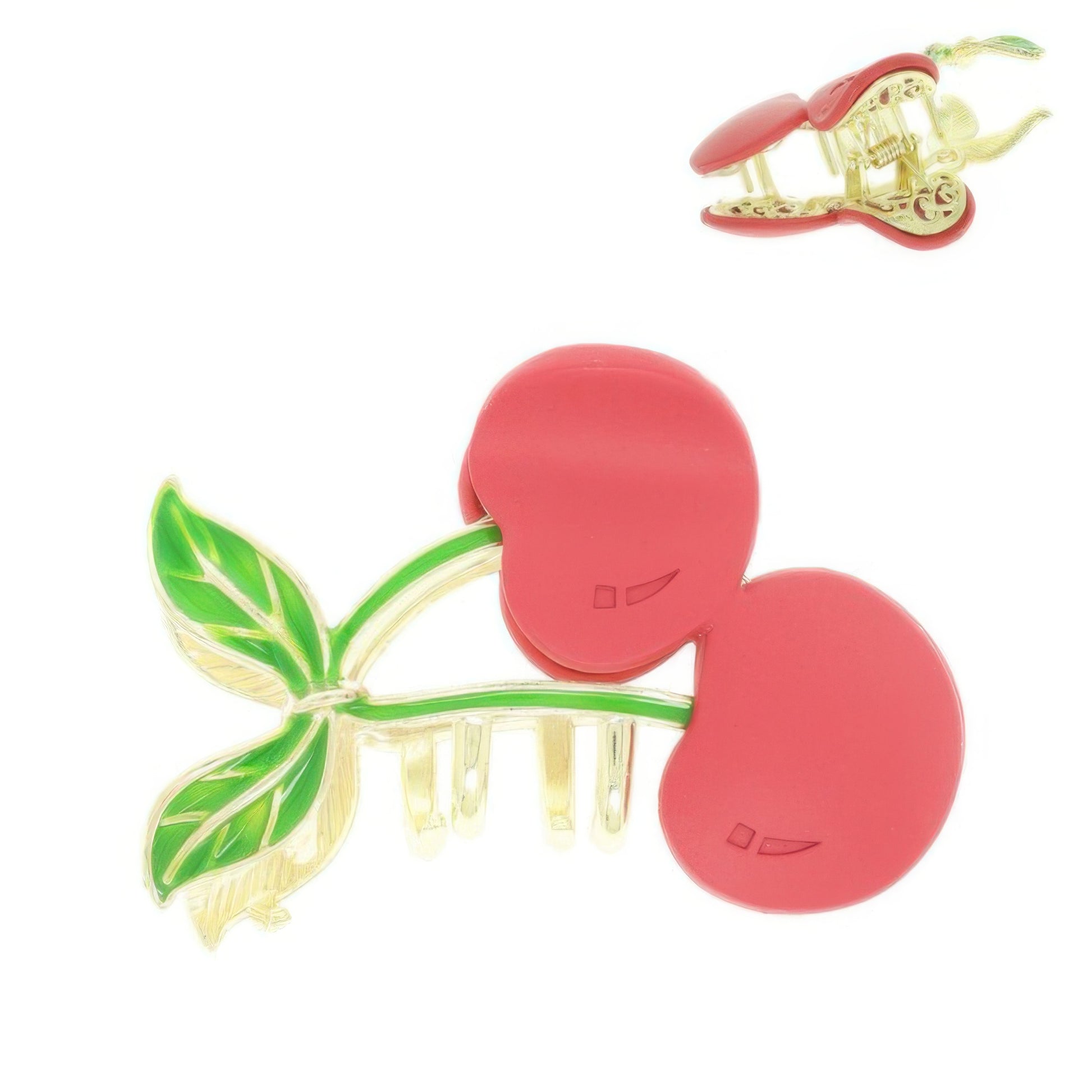 Cherry Shaped Metal Hair Claw Clip - It's a Girly Place