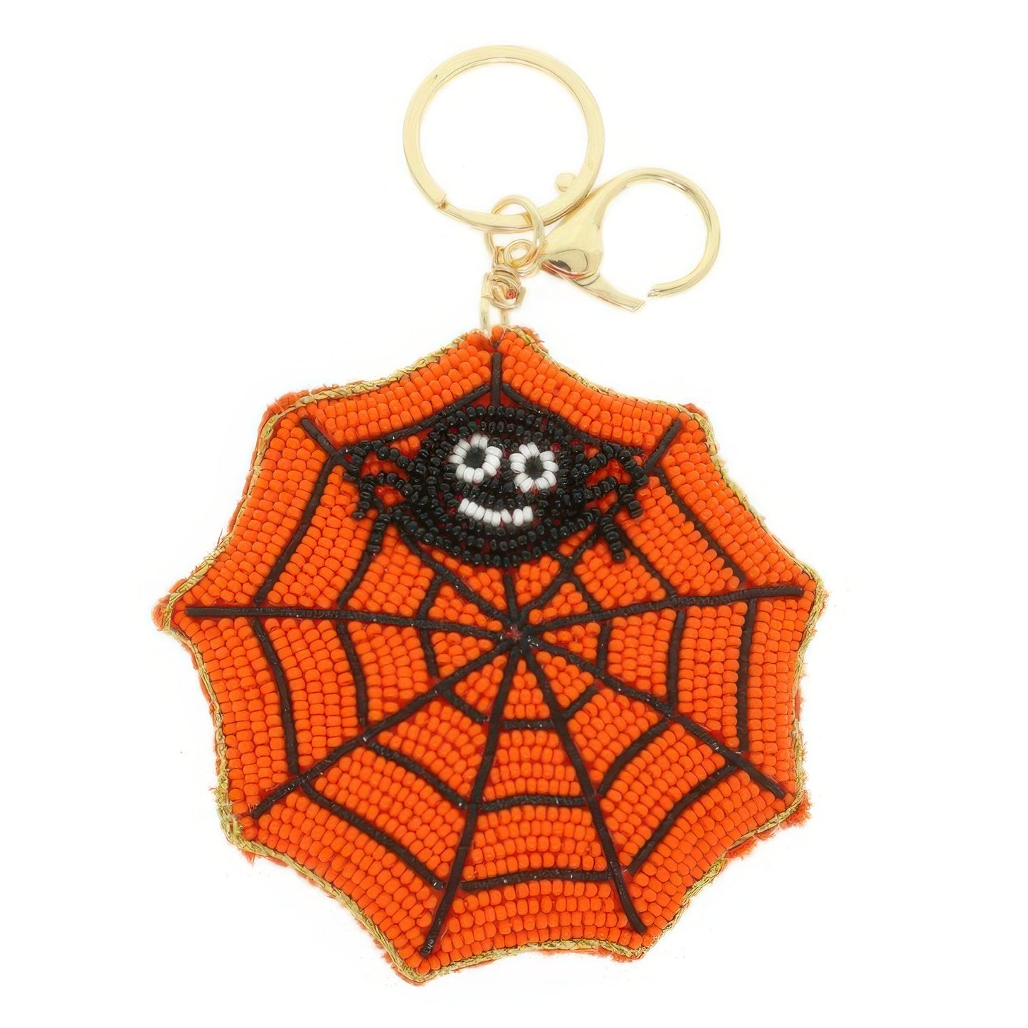 Halloween Theme Spider Keychain - It's a Girly Place