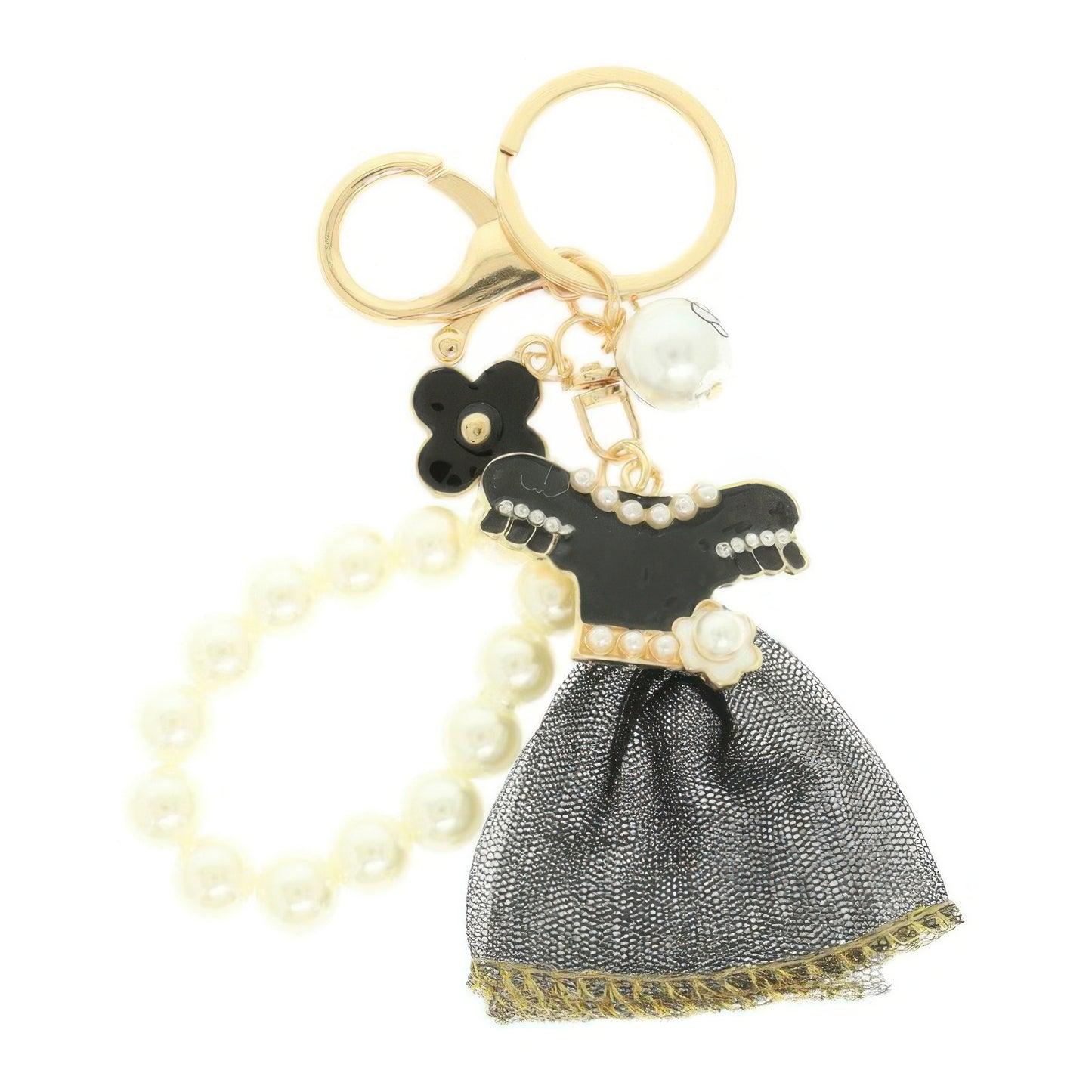 Fashionista Theme Bag Charm Keychain - It's a Girly Place