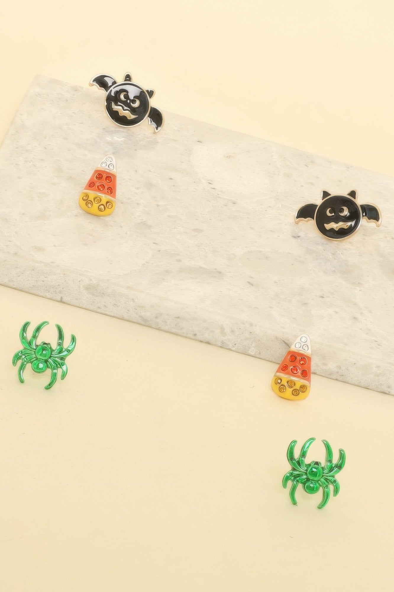 3-pack Halloween Themed Enamel Post Earrings - It's a Girly Place