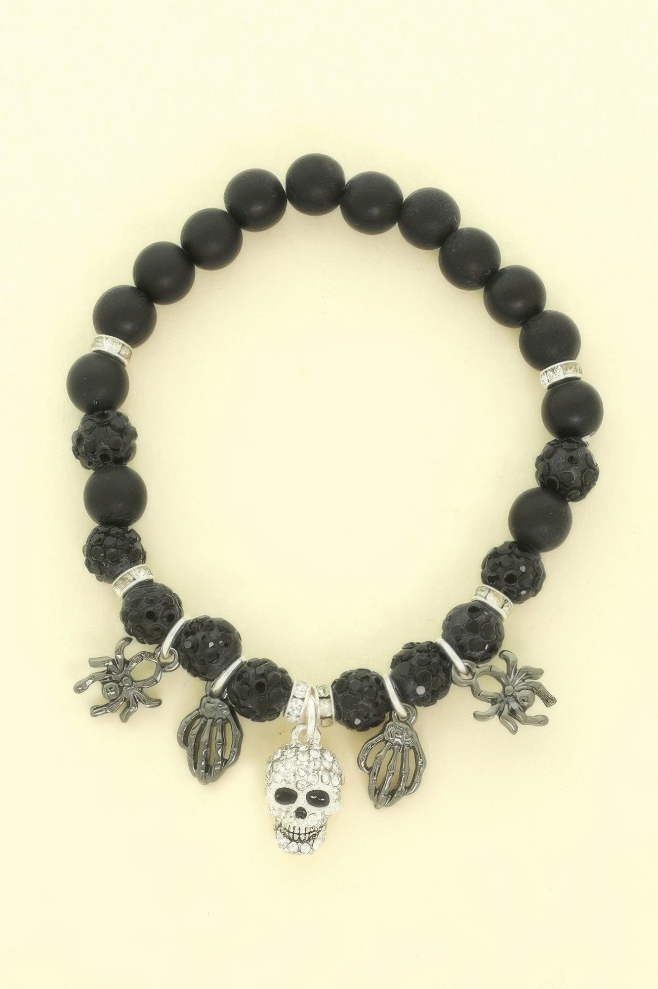 Halloween Theme Charm Stretch Bead Bracelet - It's a Girly Place