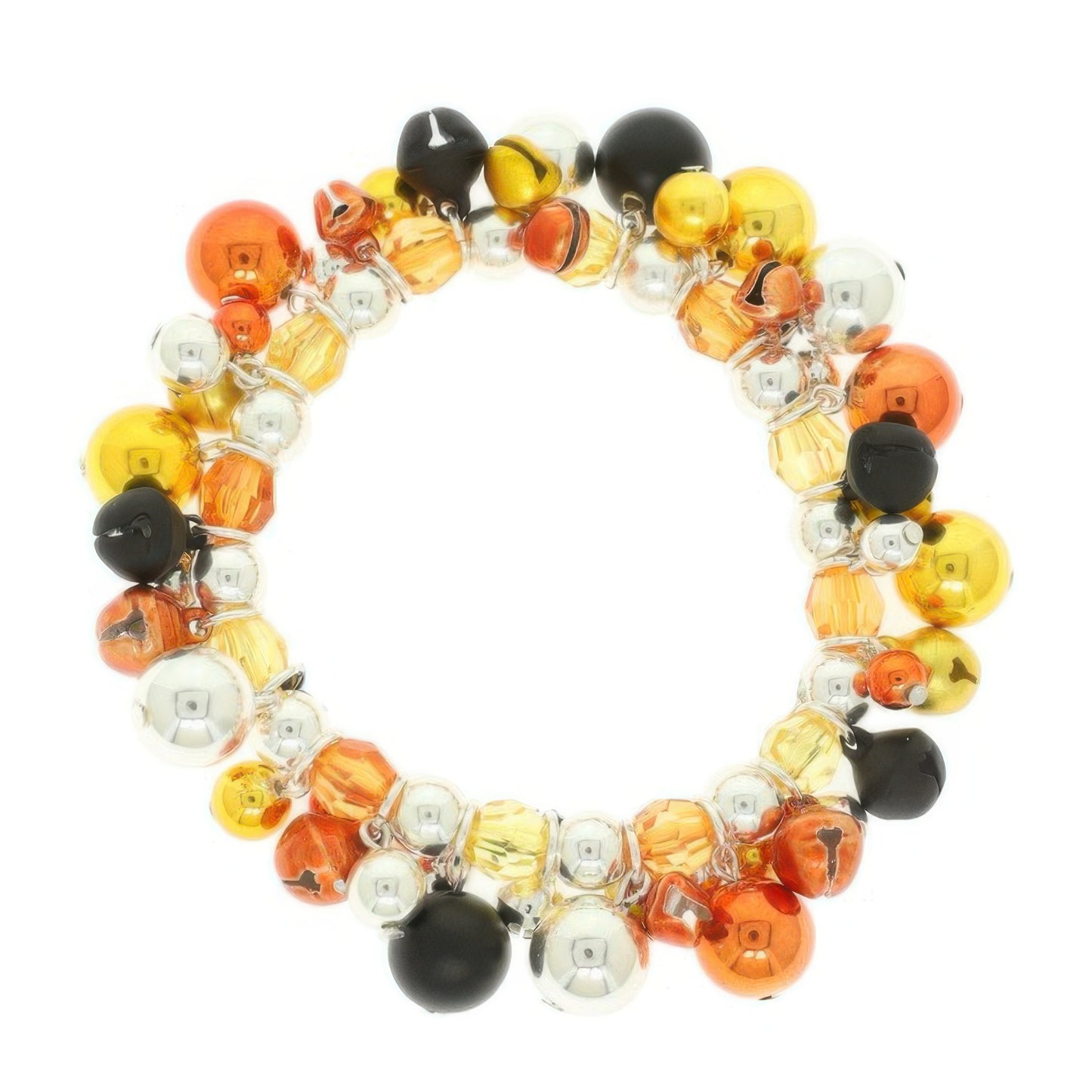 Halloween Harvest Theme Multicolor Charm Bracelet - It's a Girly Place