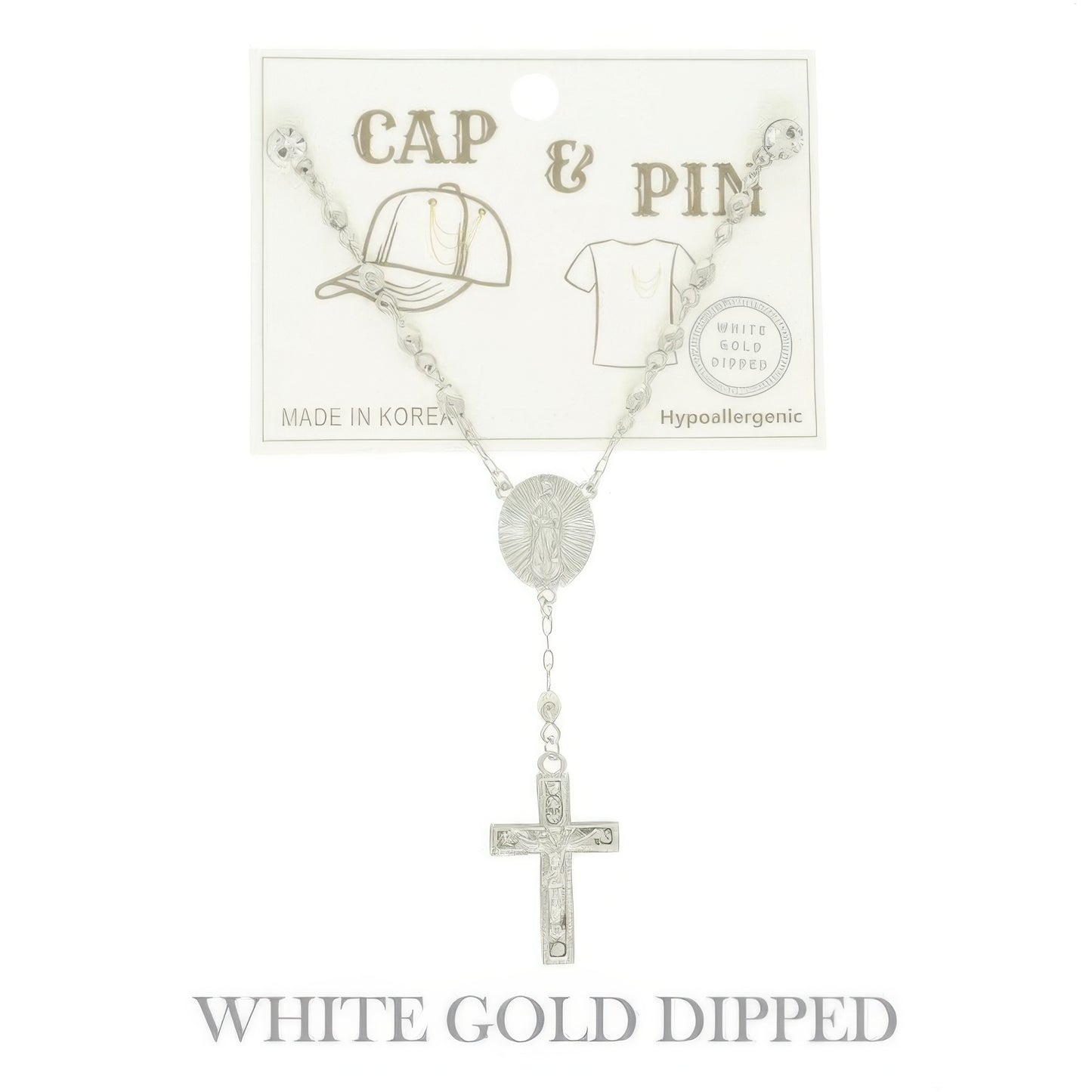 Gold Plated Religious Theme Charm Hat Chain - It's a Girly Place