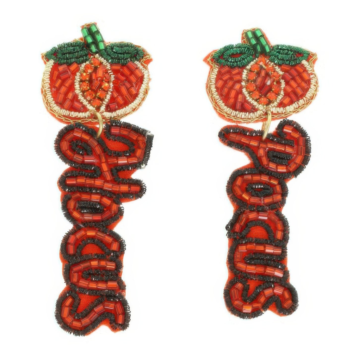 Halloween Hocus Pocus Seed Beaded Earrings - It's a Girly Place