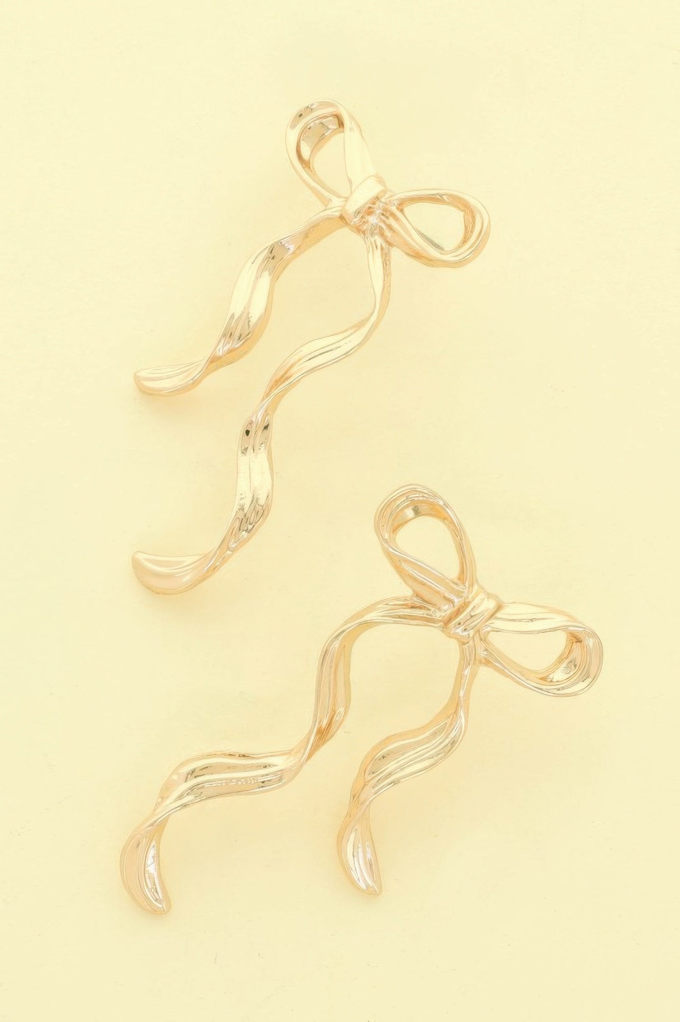 Long Tail Bow Ribbon Post Earrings - It's a Girly Place