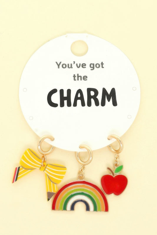 Happy Theme Assorted Charm Set - It's a Girly Place