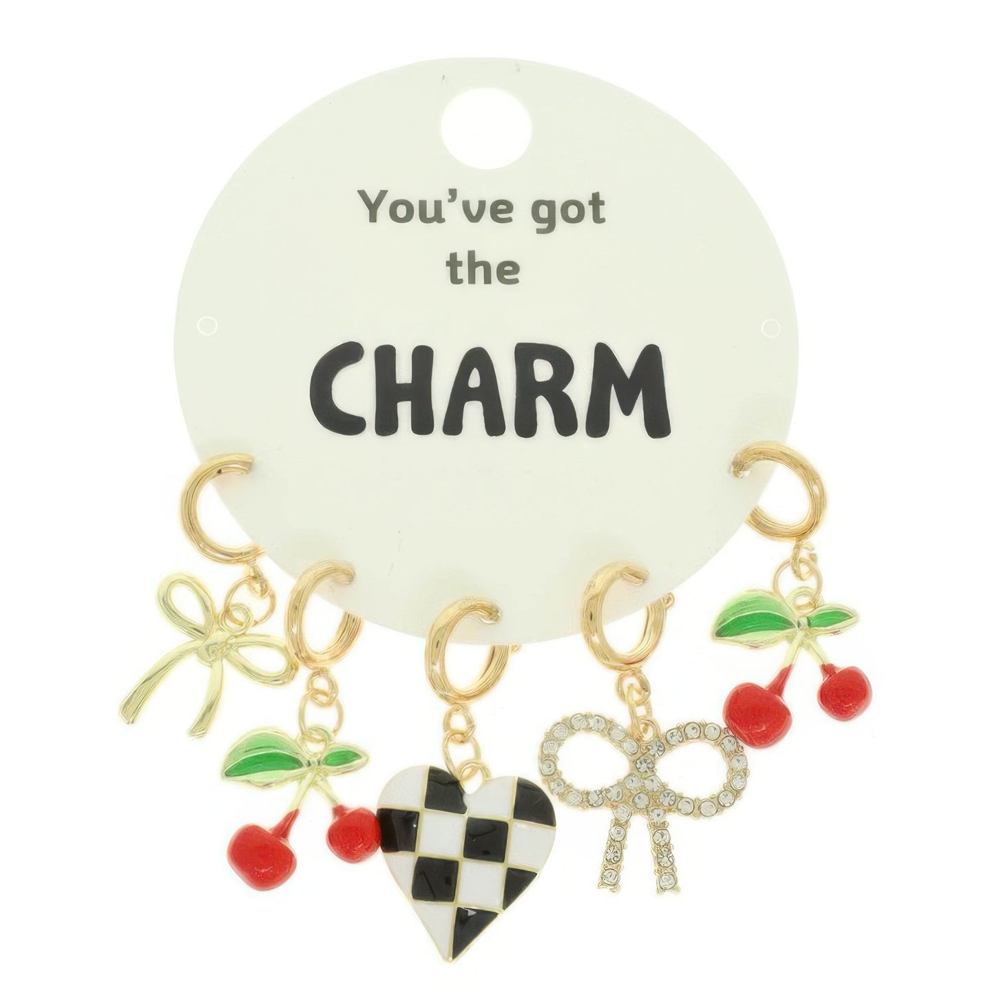 Happy Theme Assorted Charm Set - It's a Girly Place