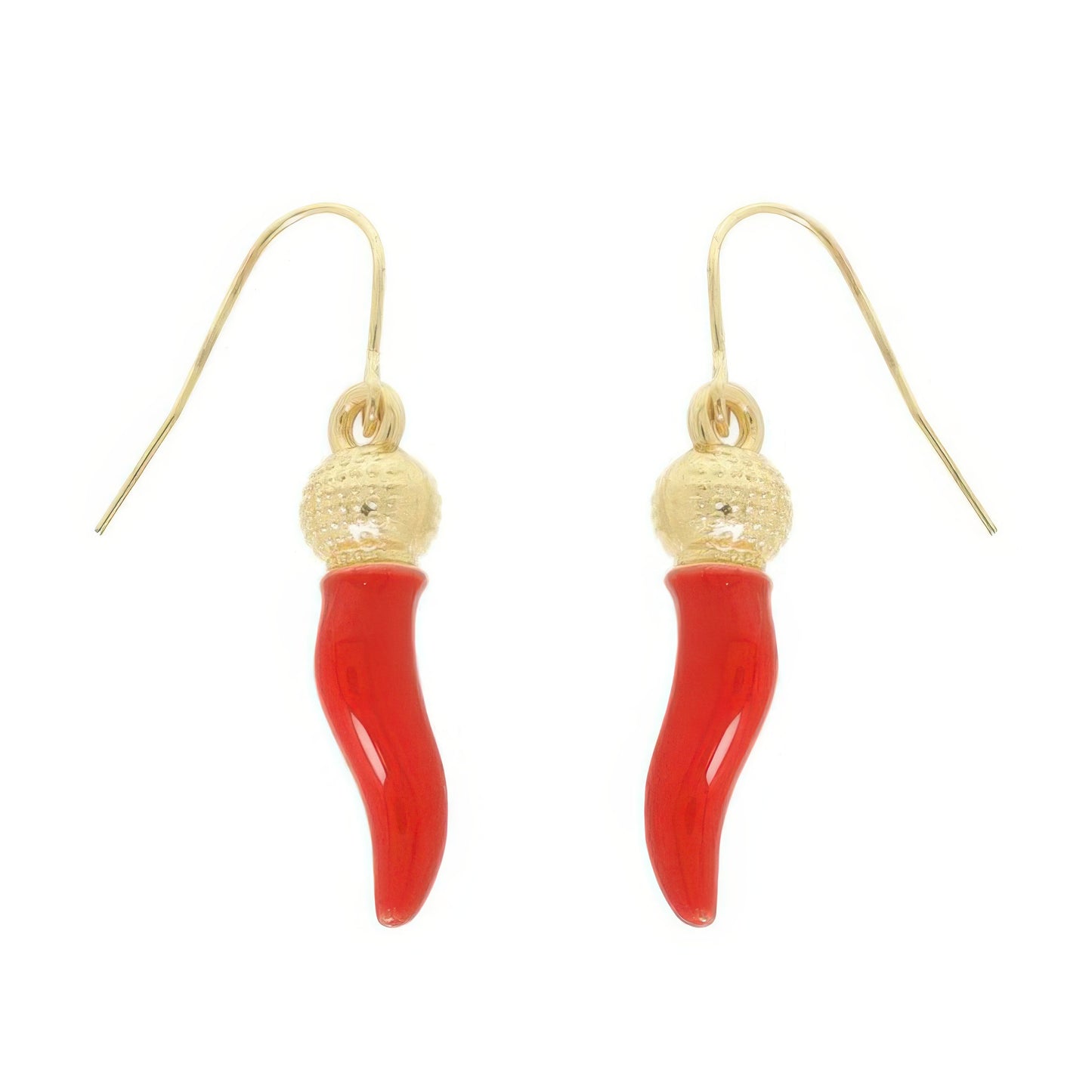 3d Red Hot Chili Pepper Dangle Earrings - It's a Girly Place