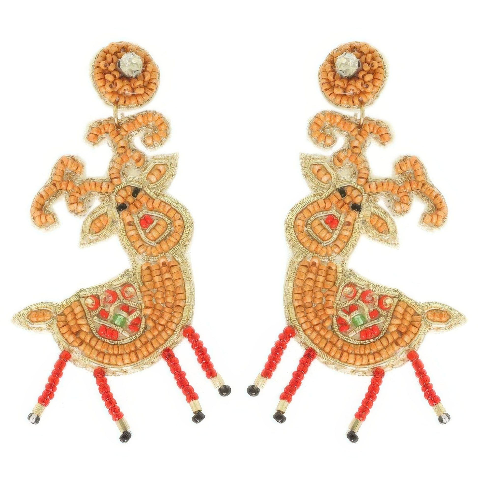 Christmas Reindeer Post Earrings - It's a Girly Place