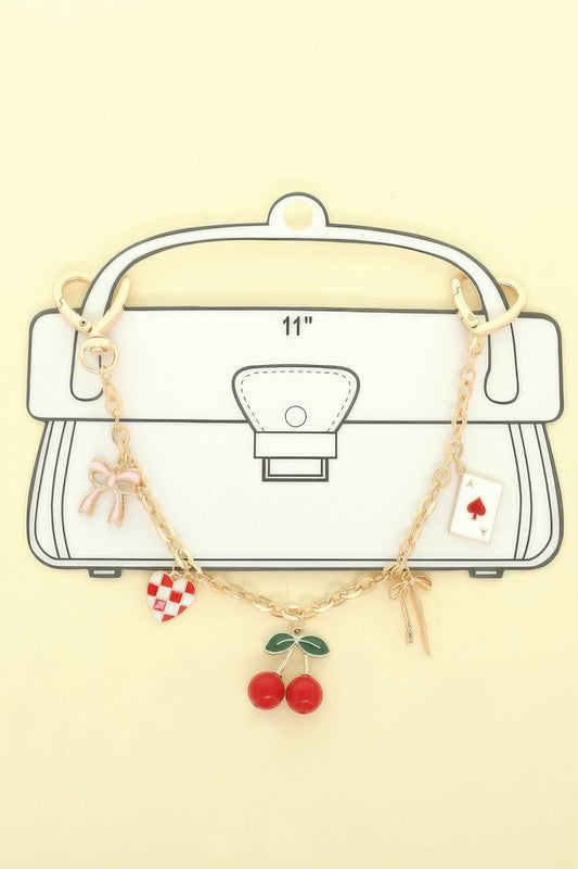 Whimsical Theme Bag Charm Chain - It's a Girly Place