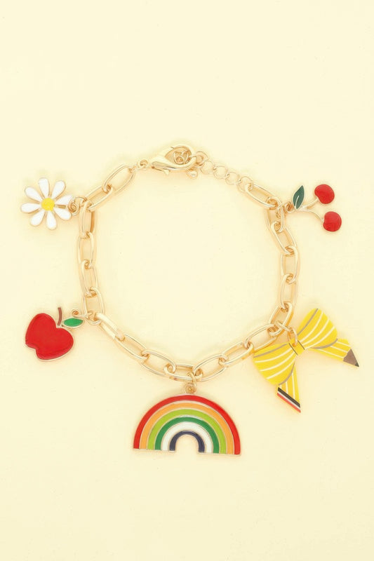 Spring Theme Charm Bracelet - It's a Girly Place