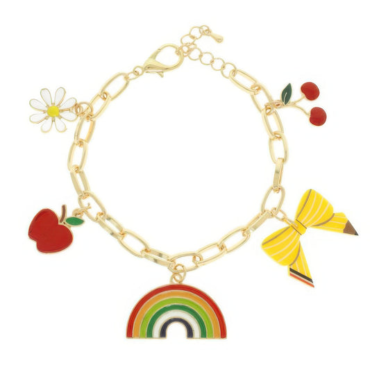 Spring Theme Charm Bracelet - It's a Girly Place