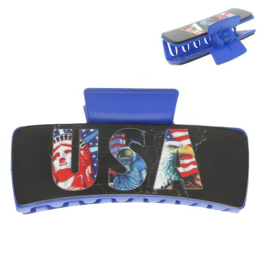 Usa 4th Of July Hair Claw Clip - It's a Girly Place