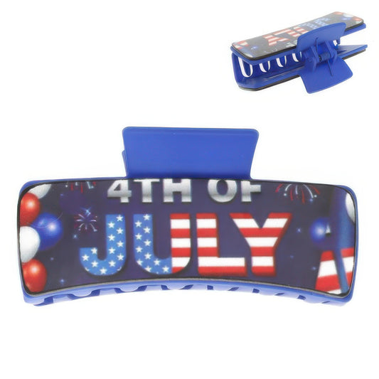 Usa 4th Of July Hair Claw Clip - It's a Girly Place