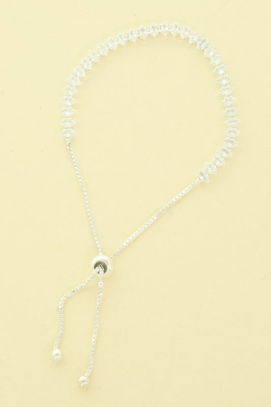 Cz Slider Bolo Bracelet - It's a Girly Place