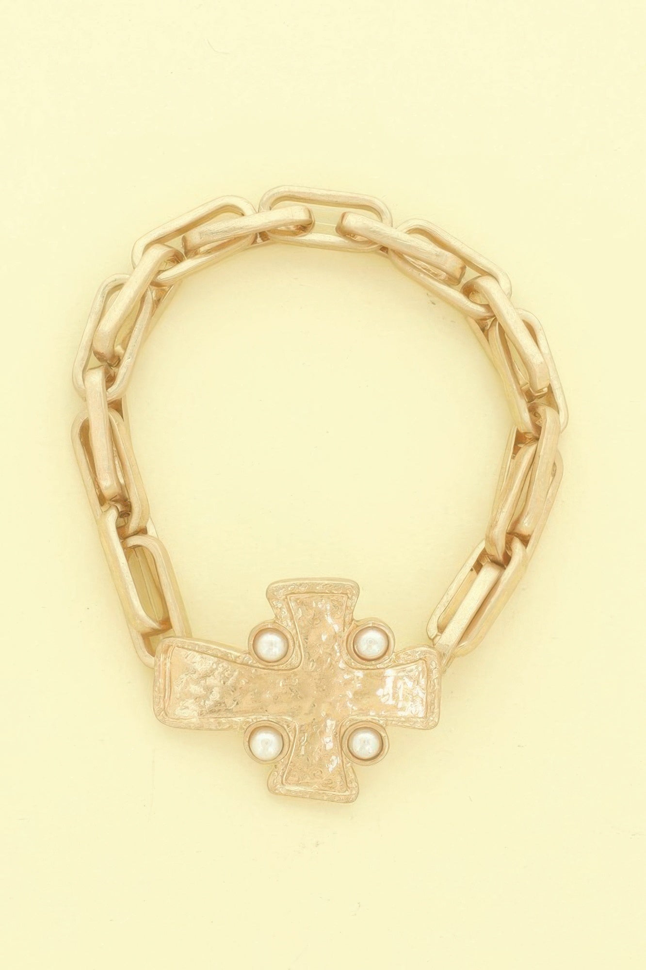 Cross Charm Chain Bracelet - It's a Girly Place