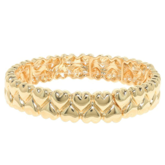 Up-down Puffy Heart Sequence Bracelet - It's a Girly Place
