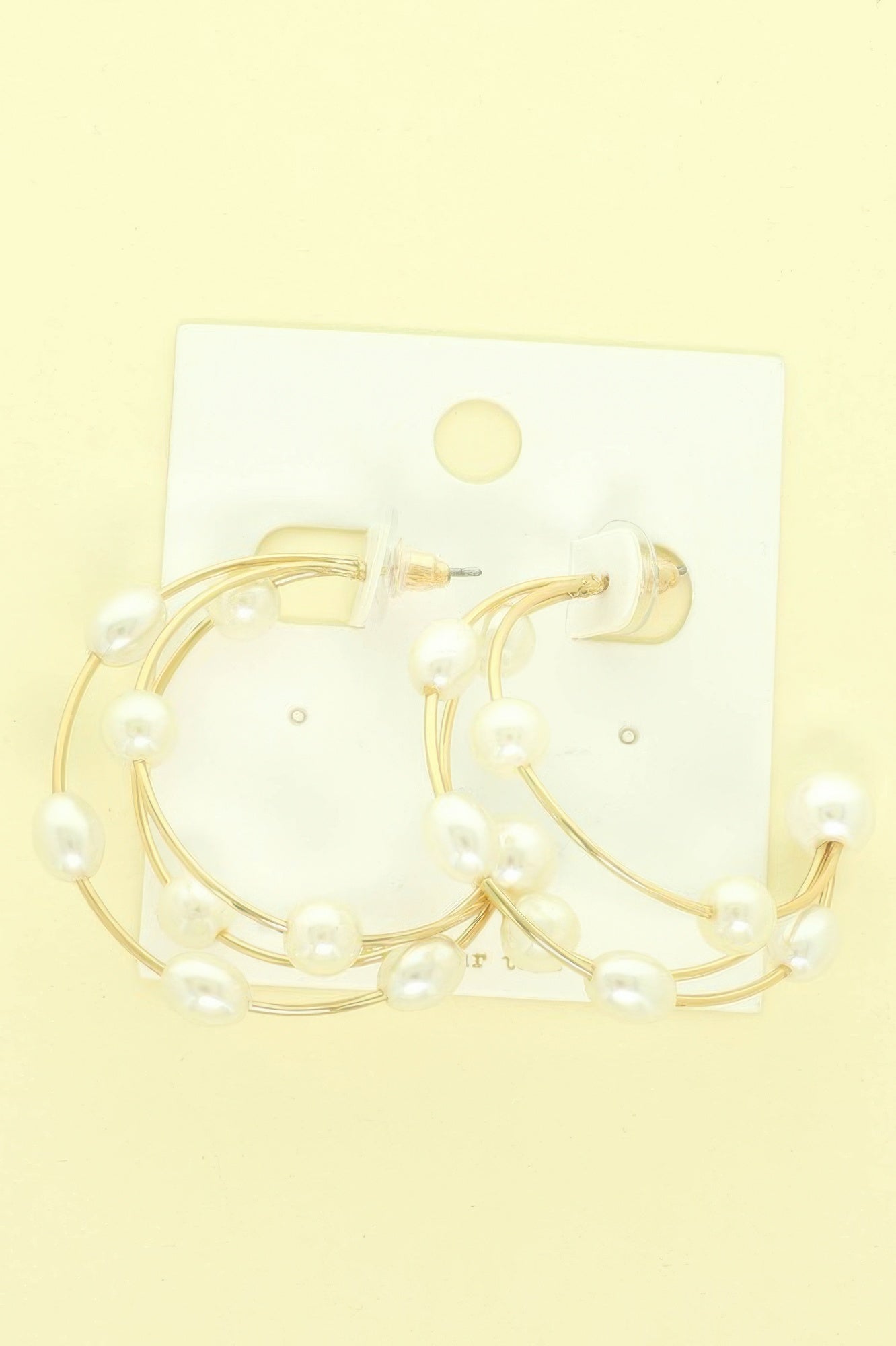 3d Open Silhouette Cressent Hoop Earring - It's a Girly Place