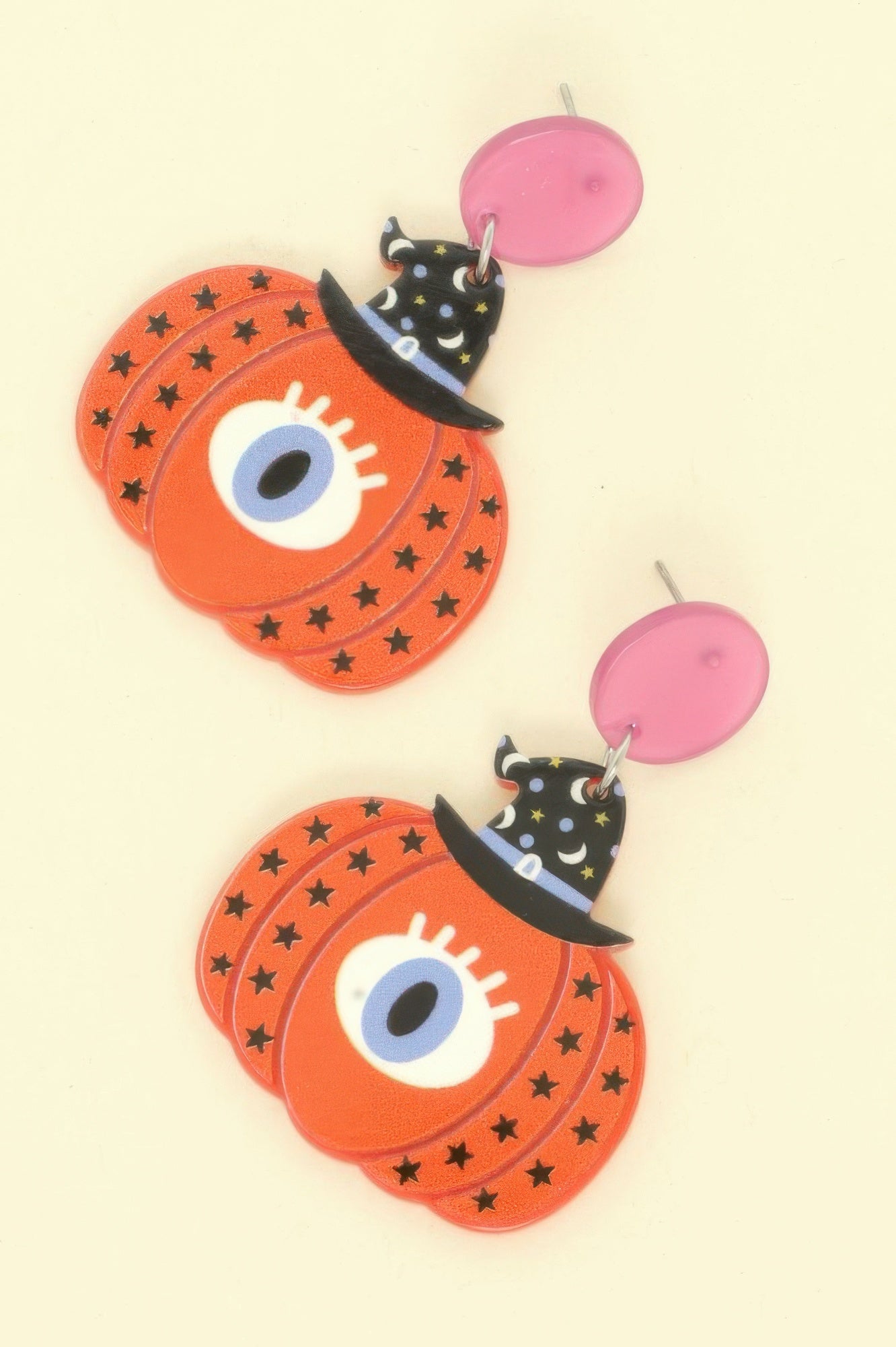 Halloween Bewitched Pumpkin Earrings - It's a Girly Place