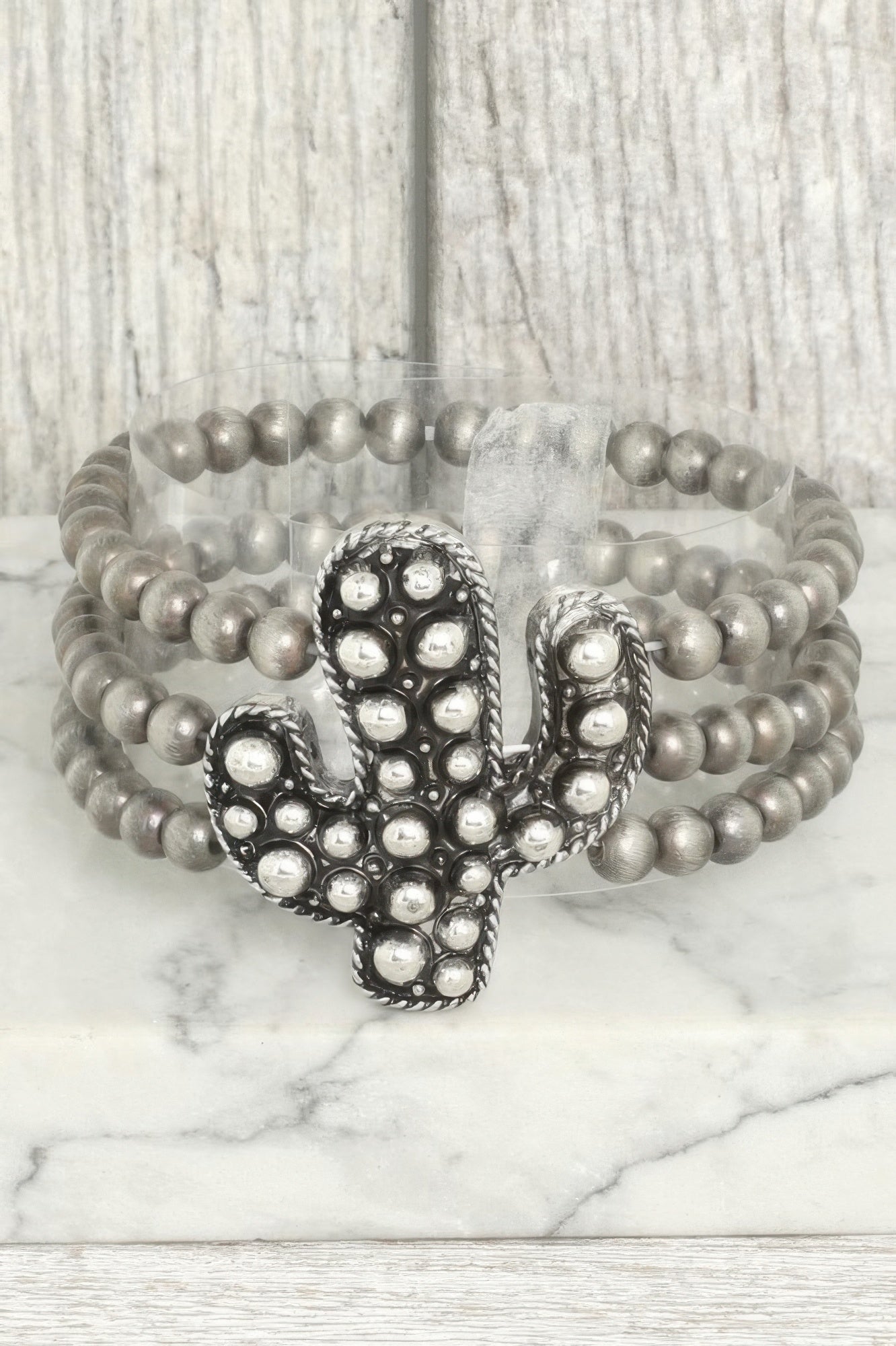 Western Bubble Cactus Bead Bracelet - It's a Girly Place