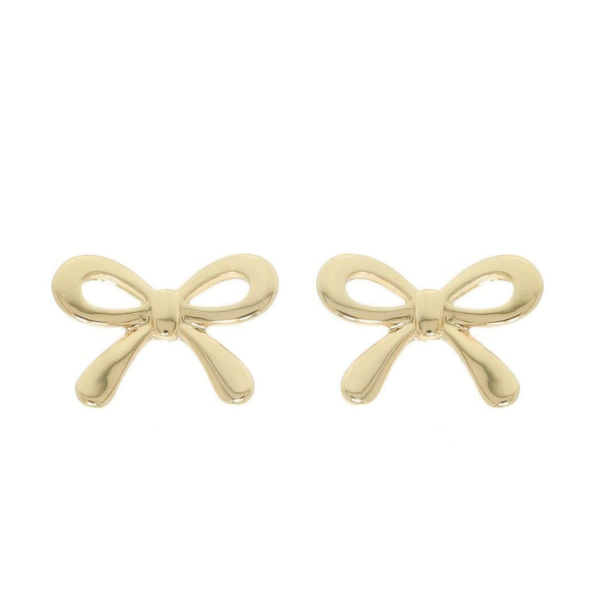 Short Tail Bow Ribbon Post Earrings - It's a Girly Place