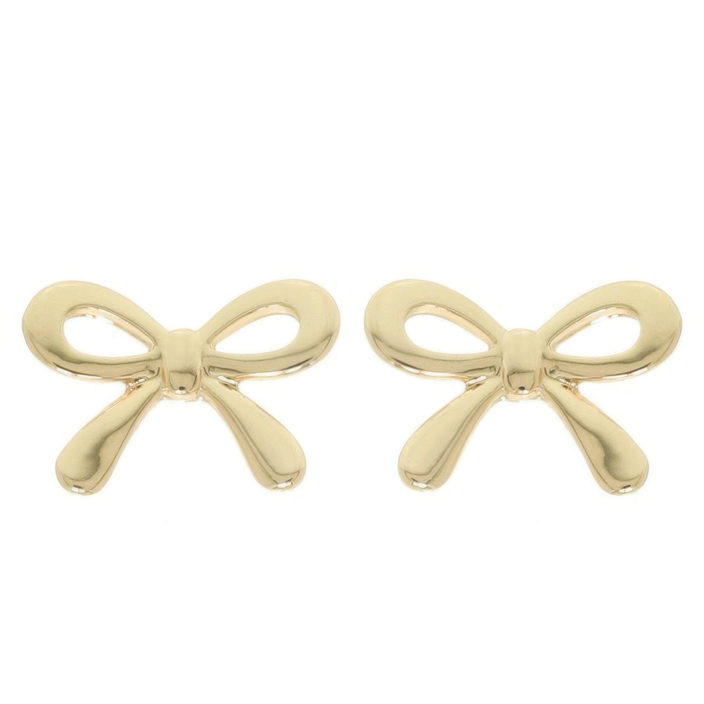 Short Tail Bow Ribbon Post Earrings - It's a Girly Place